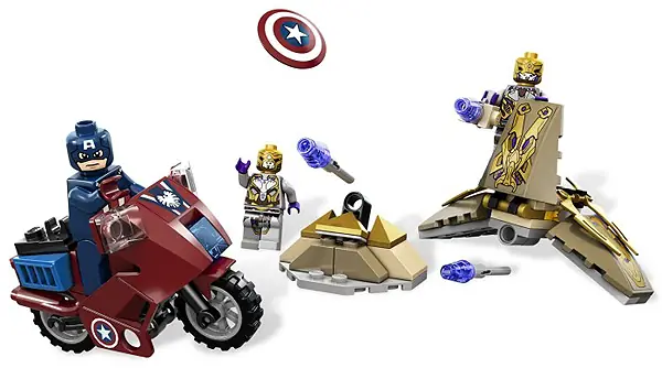 LEGO Marvel Captain America's Avenging Cycle • Set 6865
