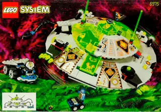 LEGO Space UFO Zotaxian Alien Gray Overlord (Alpha Draconis)