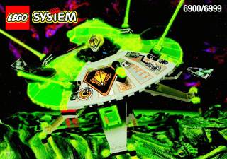 LEGO Space Cyber Saucer with Promotional Mask • Set 6999