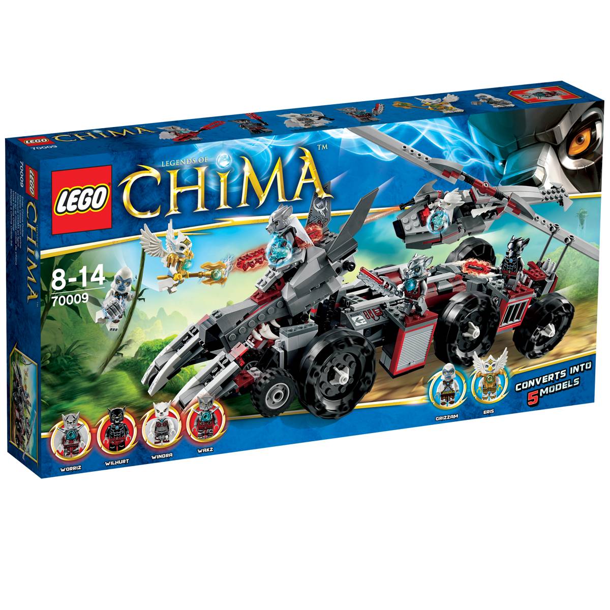 LEGO CHIMA Worriz' Combat Lair • Set 70009 • SetDB