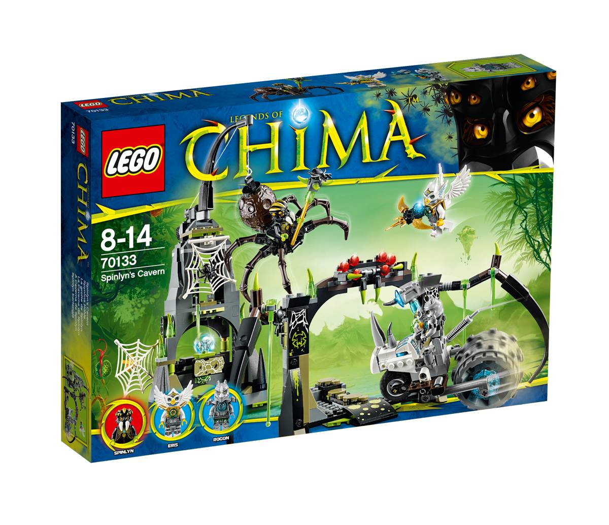 LEGO CHIMA Spinlyn's Cavern • Set 70133 • SetDB