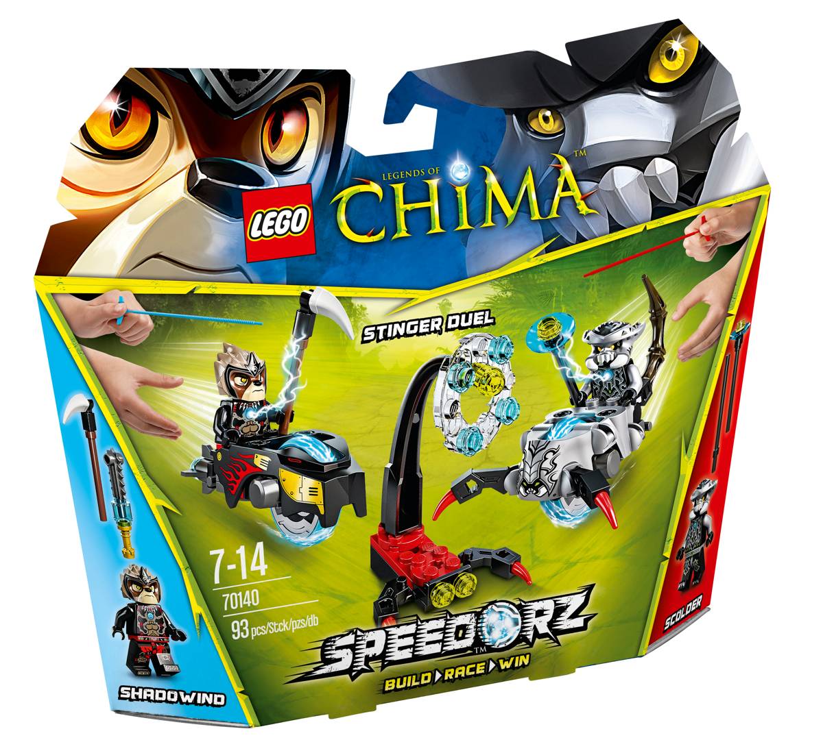 レッグマスター　８枚セット LEGO CHIMA Stinger Duel • Set 70140 • SetDB • Merlins Bricks