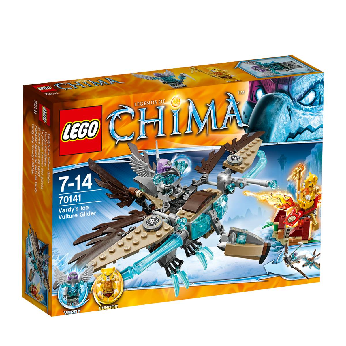 LEGO CHIMA Vardy's Ice Vulture Glider • Set 70141