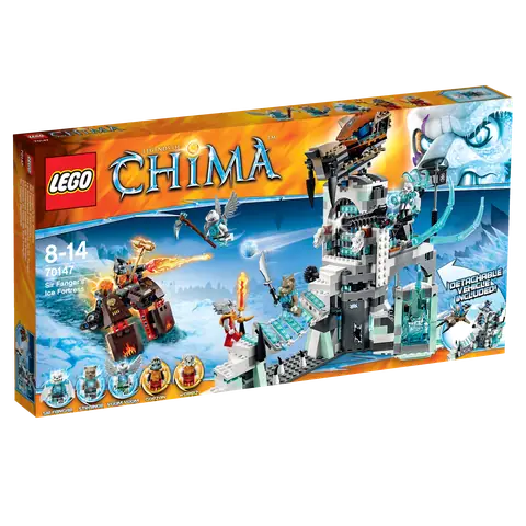 LEGO CHIMA Sir Fangar's Ice Fortress • Set 70147 • SetDB