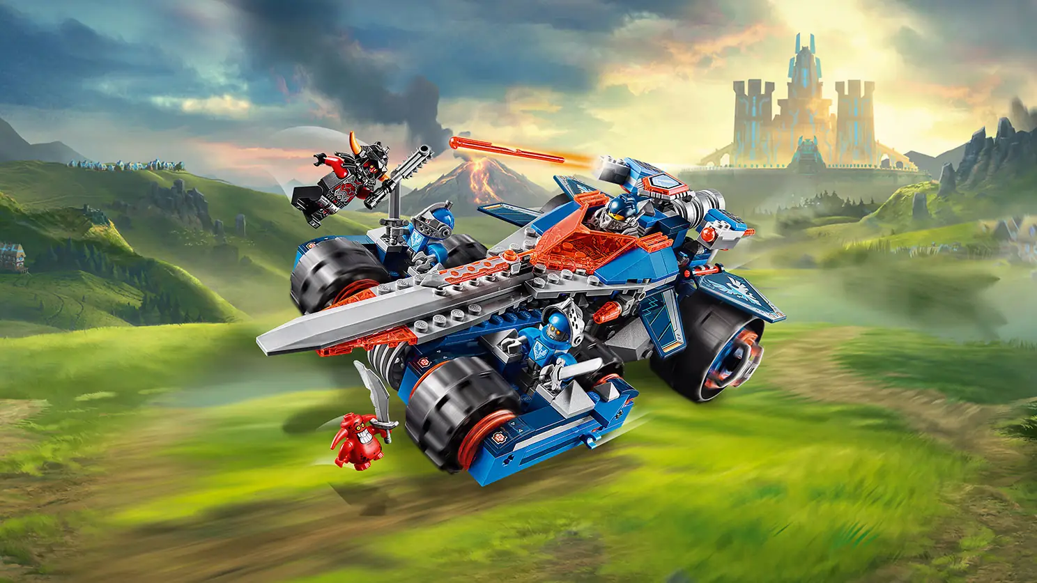 LEGO NEXO KNIGHTS Clay's Rumble Blade • Set 70315 • SetDB