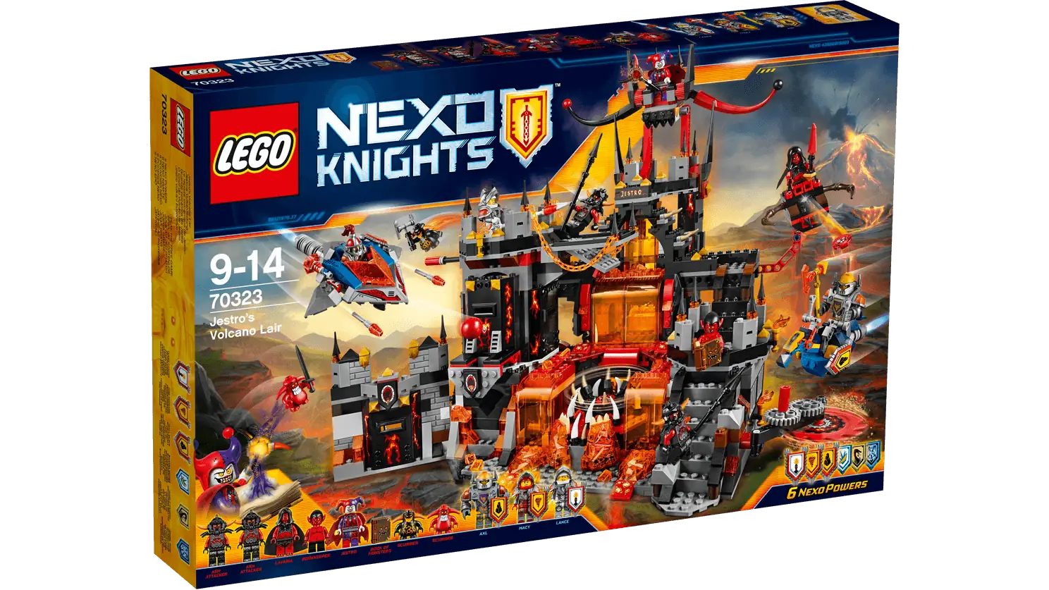 LEGO NEXO KNIGHTS Jestro's Volcano Lair • Set 70323