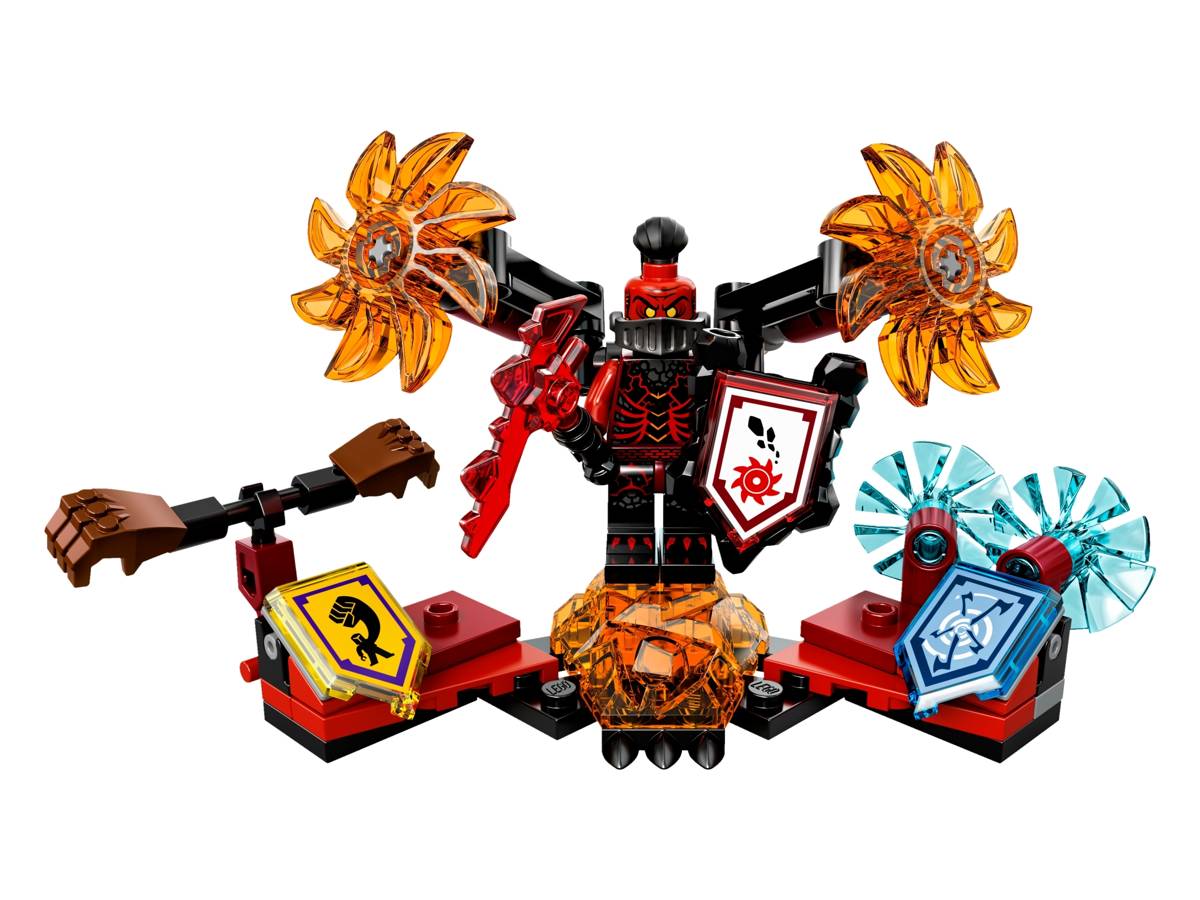 ヘッド MAGNUM 163cm NEXO 100 26cm レキ ポール付 LEGO NEXO KNIGHTS Ultimate General Magmar • Set 70338