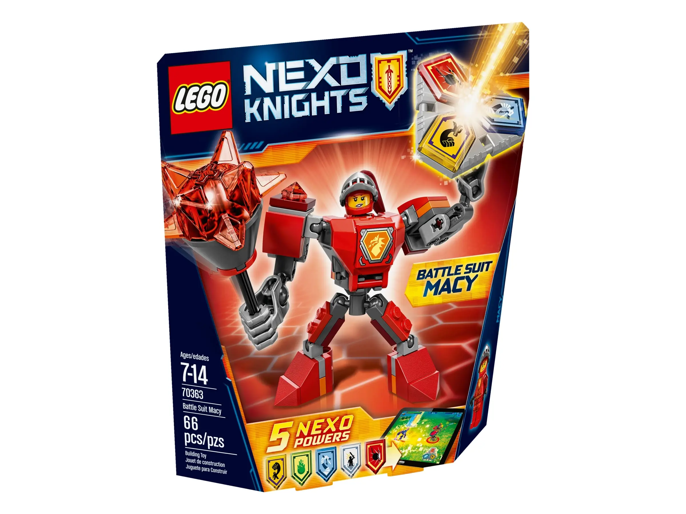 LEGO NEXO KNIGHTS Battle Suit Macy • Set 70363 • SetDB