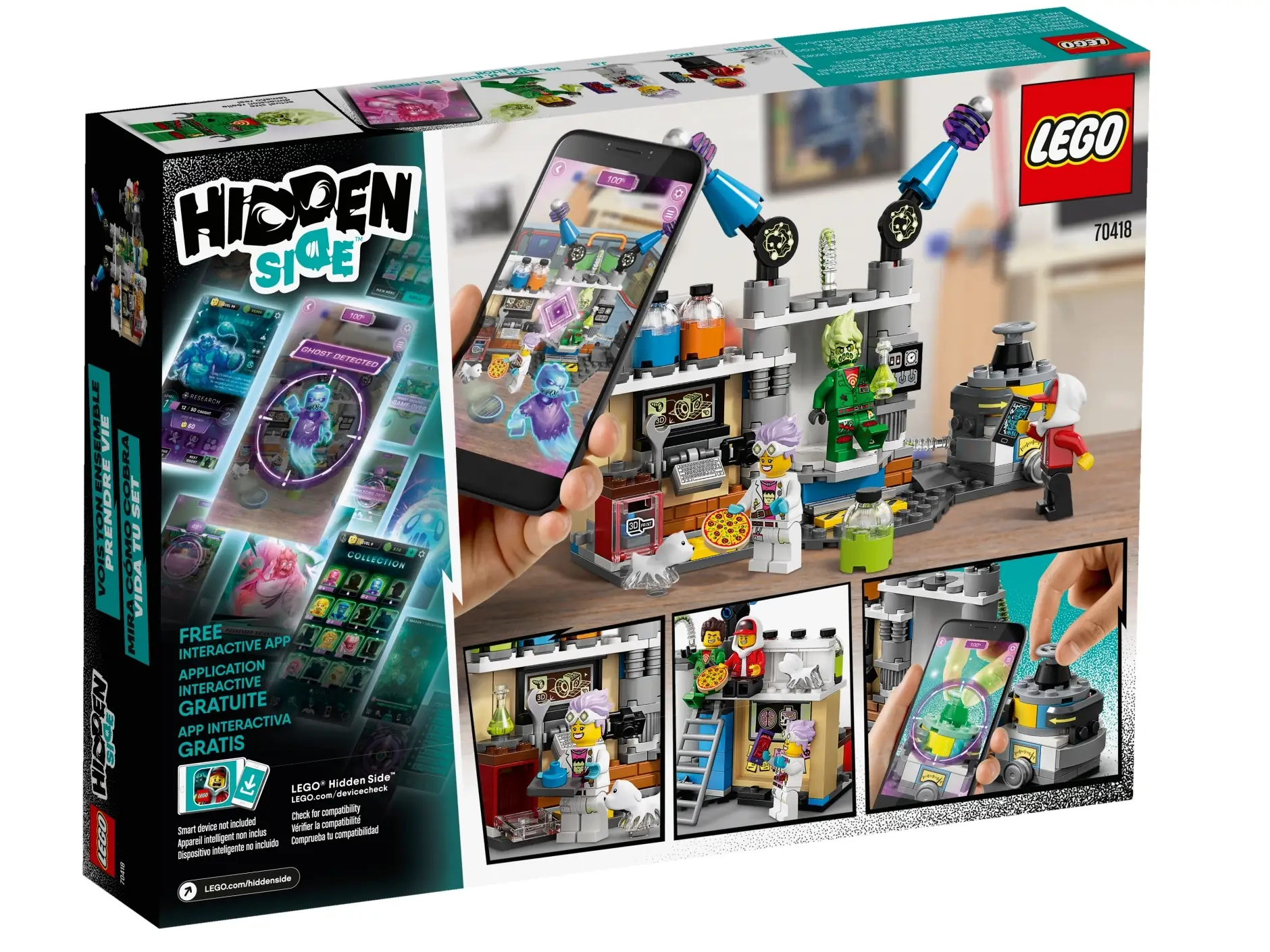 LEGO Hidden Side J.B. s Ghost Lab Set 70418 SetDB