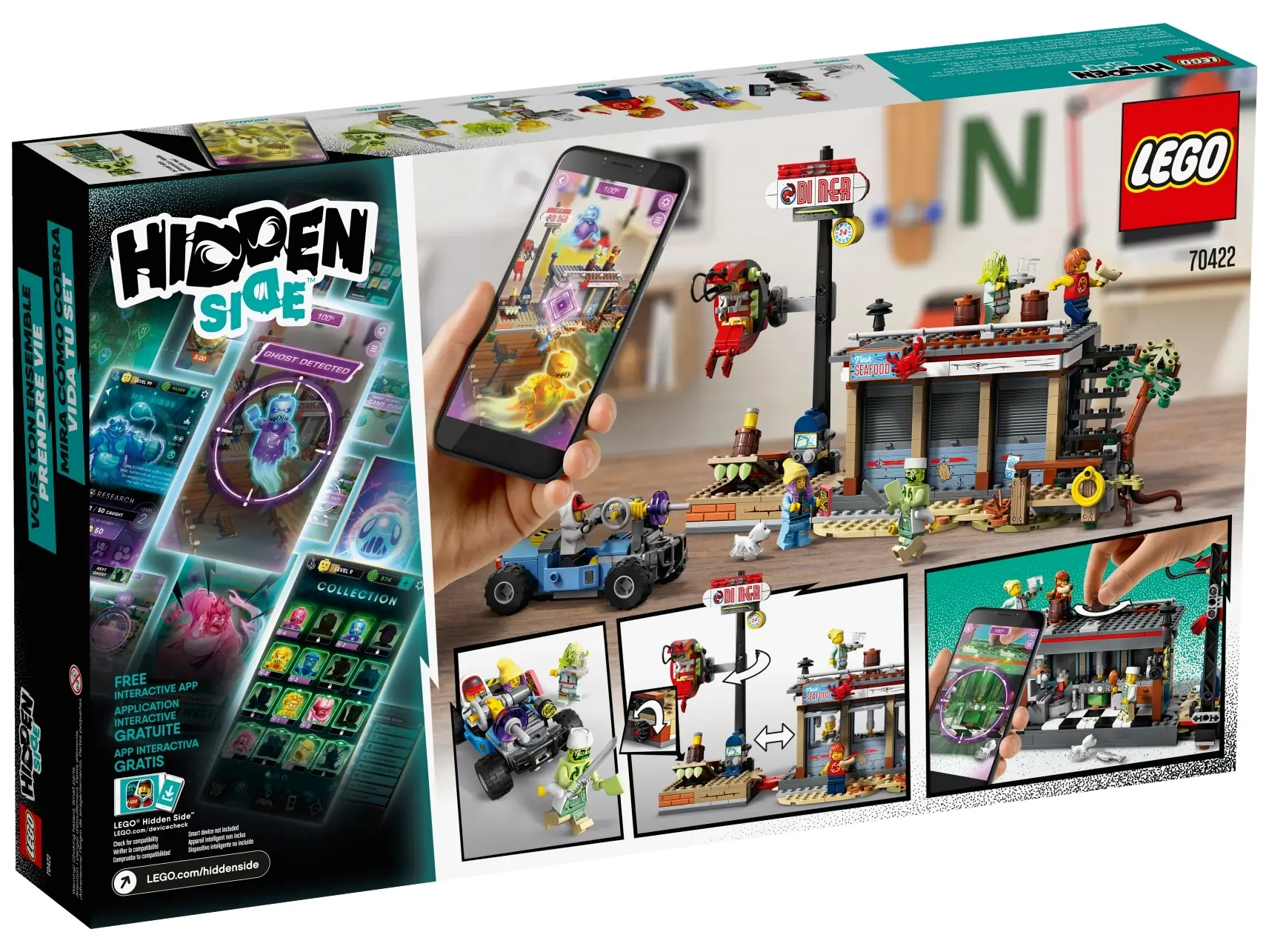 Lego Hidden Side Shrimp Shack Attack Certified Used Set 70422