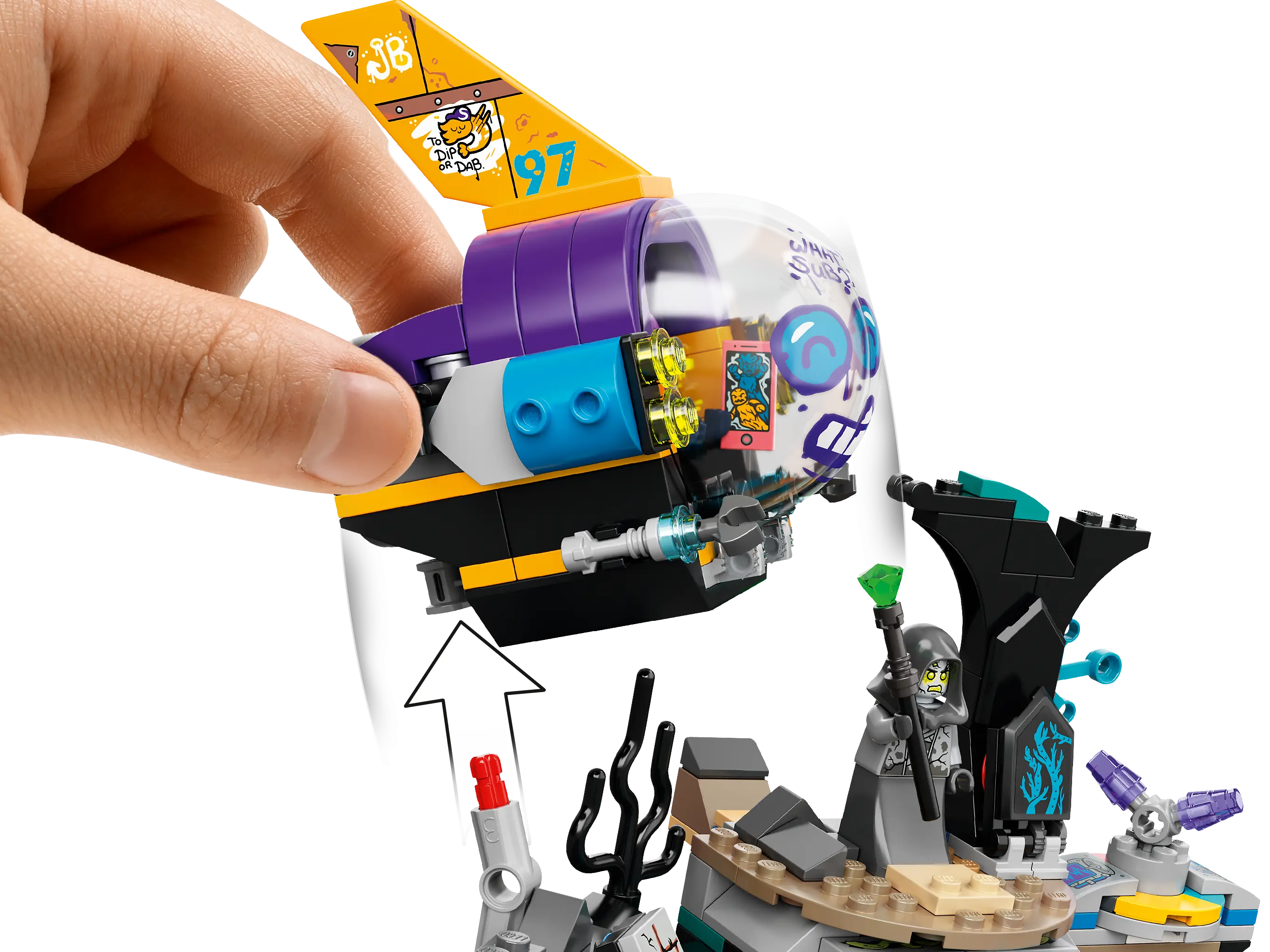 LEGO Hidden Side J.B.'s Submarine • Set 70433 • SetDB