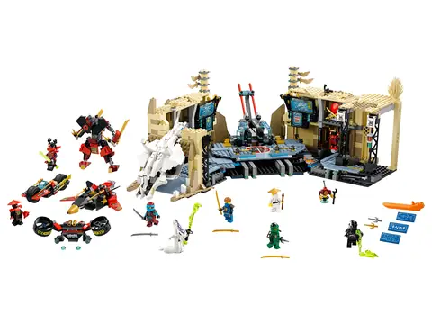 LEGO NINJAGO Wu Sensei Pearl Gold Hat • Minifig njo0225