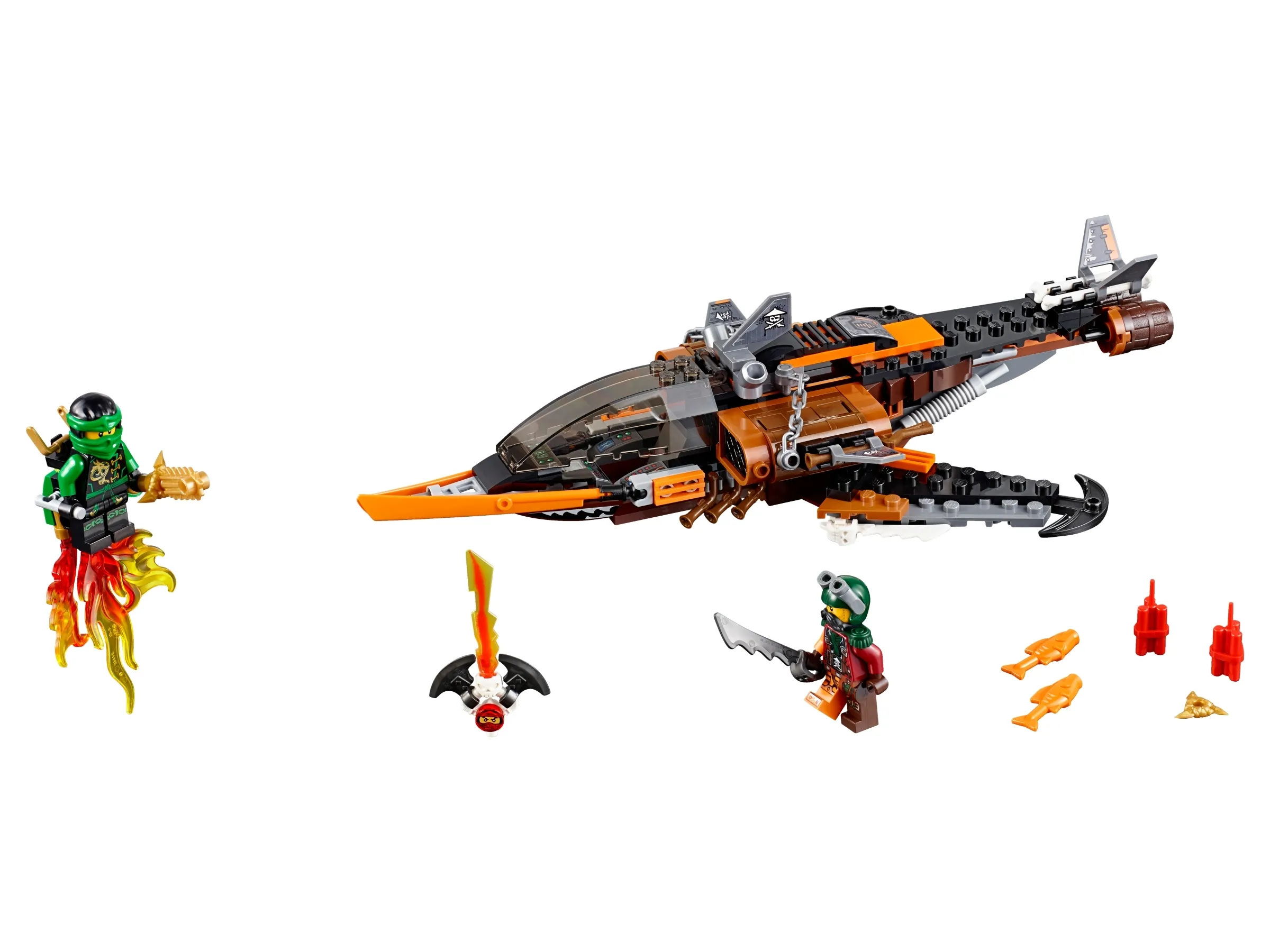LEGO NINJAGO Sky Shark • Set 70601 • SetDB • Merlins Bricks