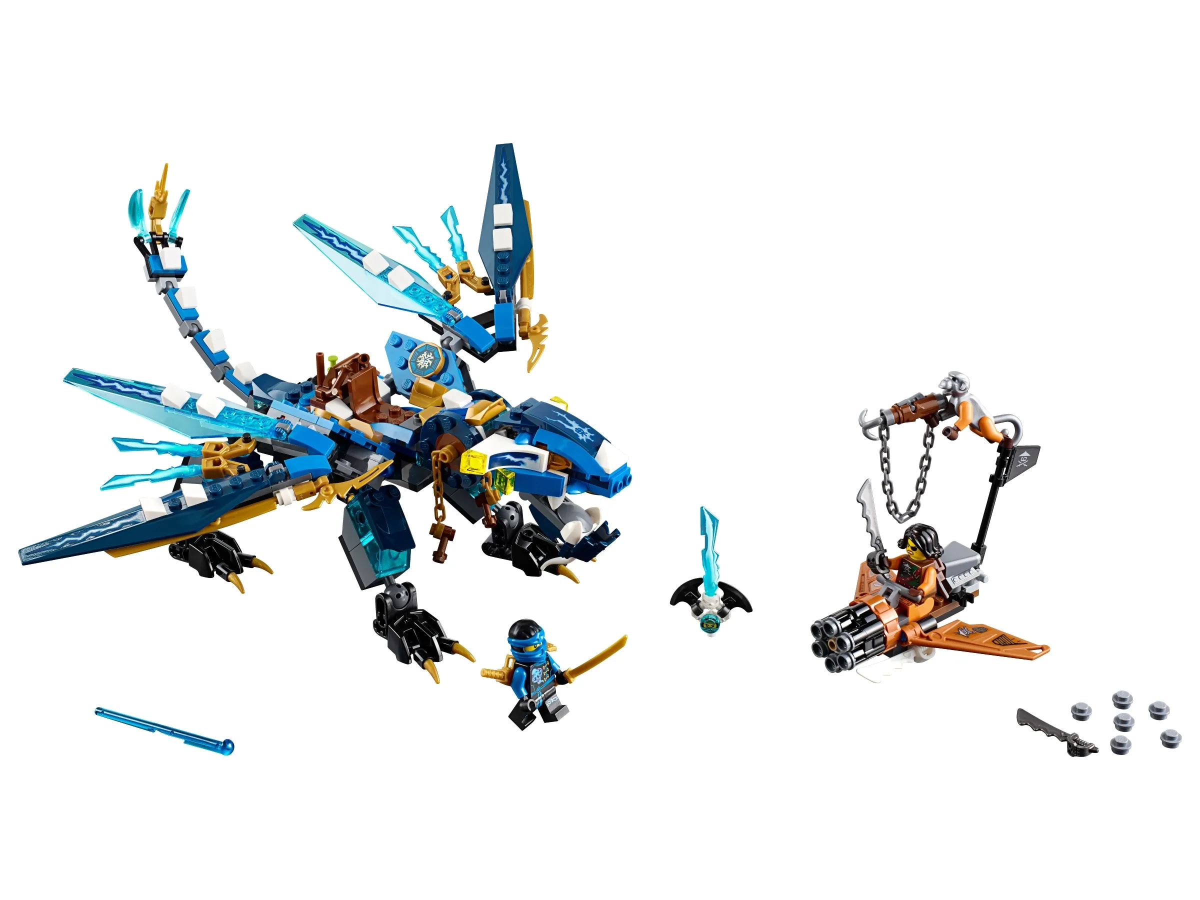 Lego Ninjago Jay Dragon Lego 70602 LEGO NINJAGO Jay's Elemental