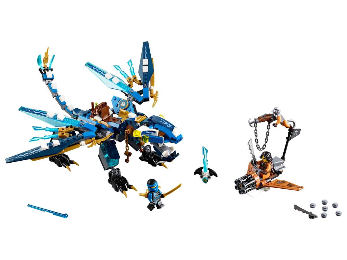 ぴょん LEGO NINJAGO Jay's Elemental Dragon • Set 70602 • SetDB