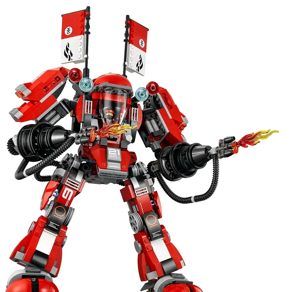 Ninjago Movie Red Fire popular Mech, 3 MiniFigures, Instruction Manual (70615)