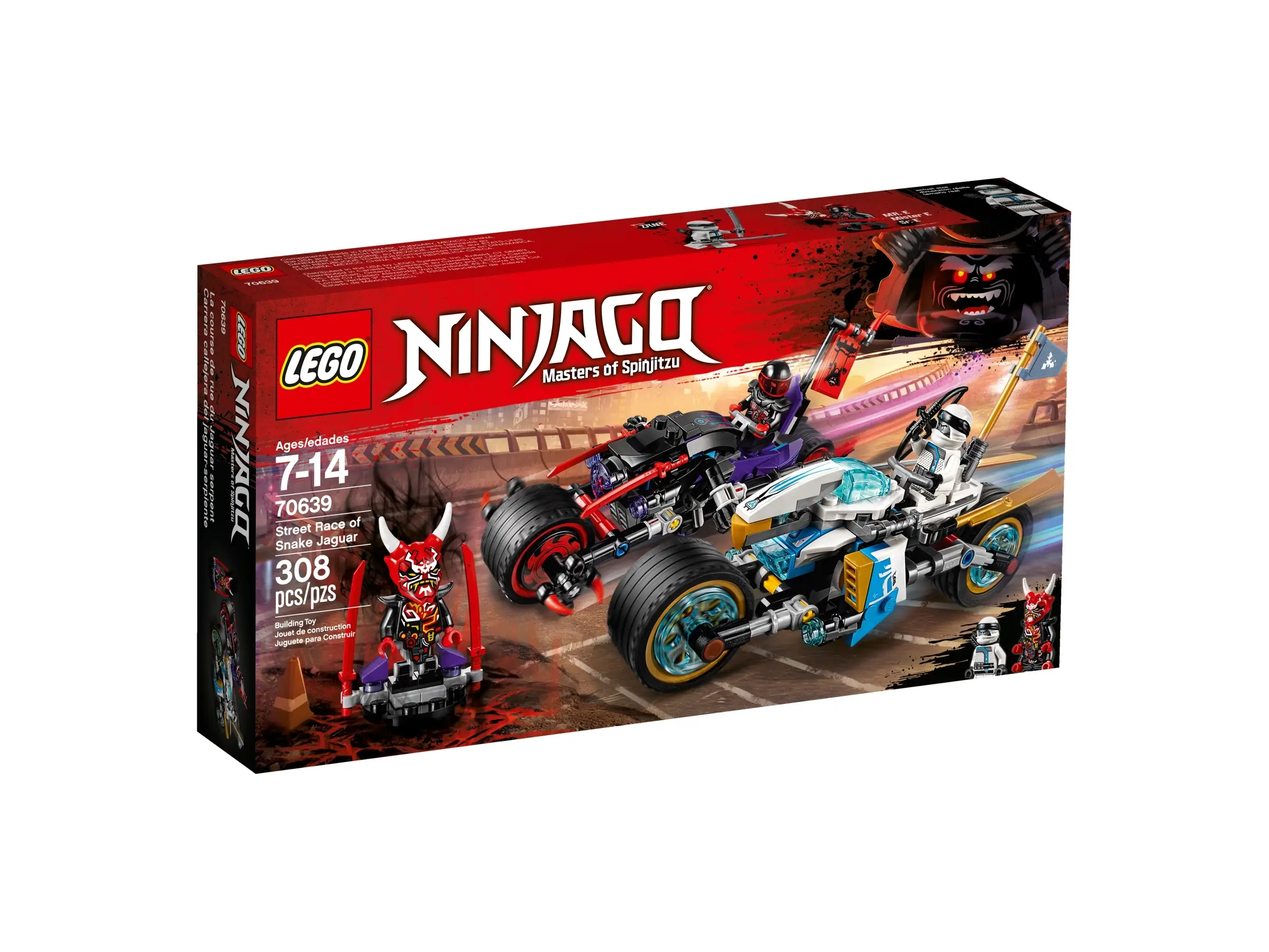LEGO NINJAGO Street Race of Snake Jaguar • Set 70639 • SetDB
