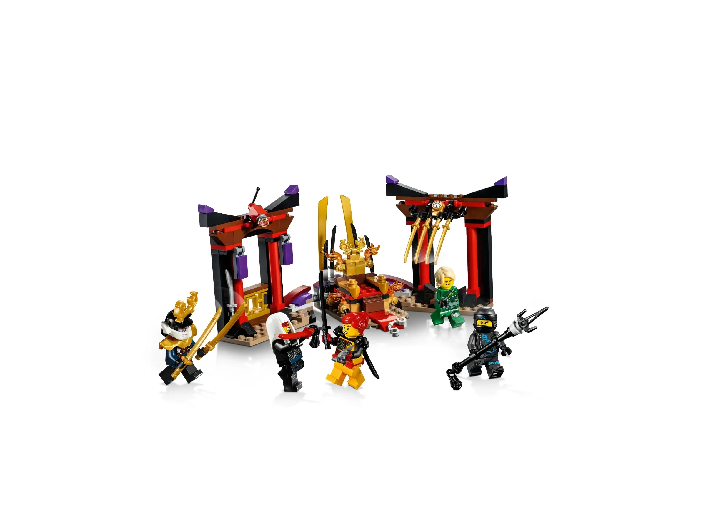 Ninjago throne room showdown hotsell