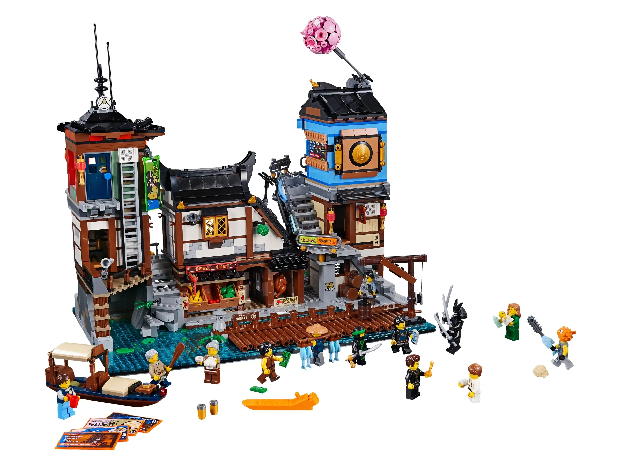 枝扉PIXAR パーツあり LEGO NINJAGO City Docks • Set 70657 • SetDB • Merlins Bricks
