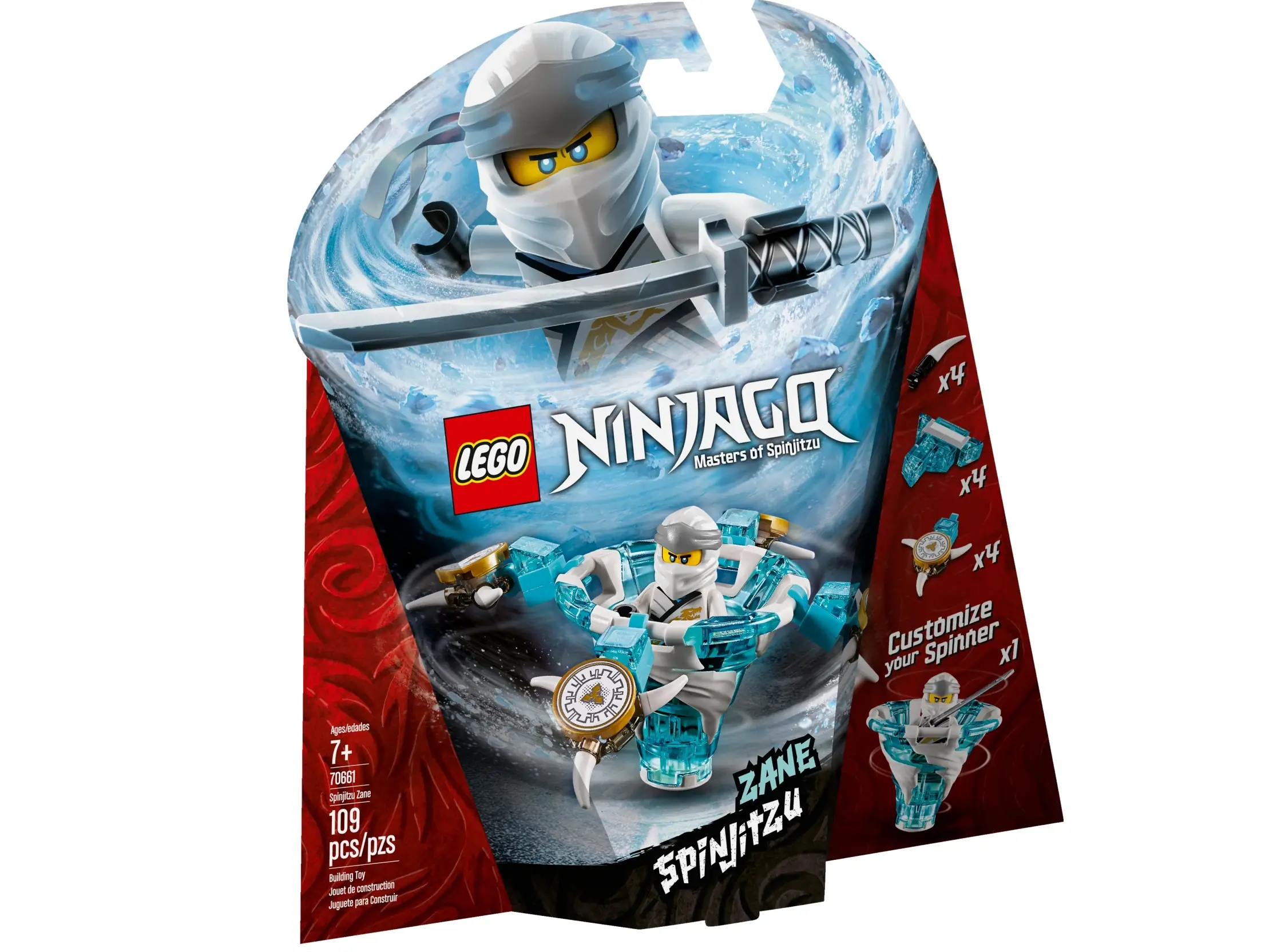 LEGO NINJAGO Spinjitzu Zane • Set 70661 • SetDB LEGO NINJAGO Spinjitzu Zane • Set 70661 • SetDB