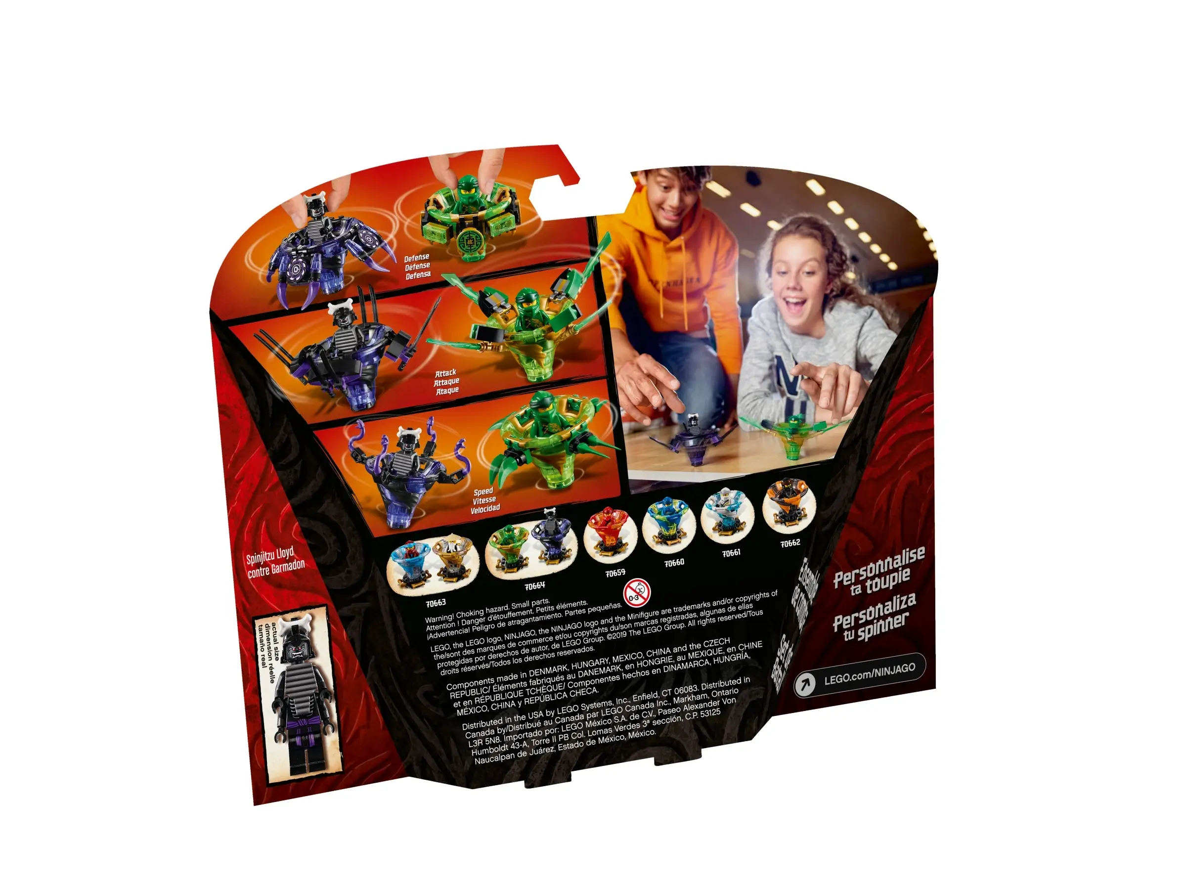 LEGO NINJAGO Spinjitzu Lloyd vs. Garmadon • Set 70664