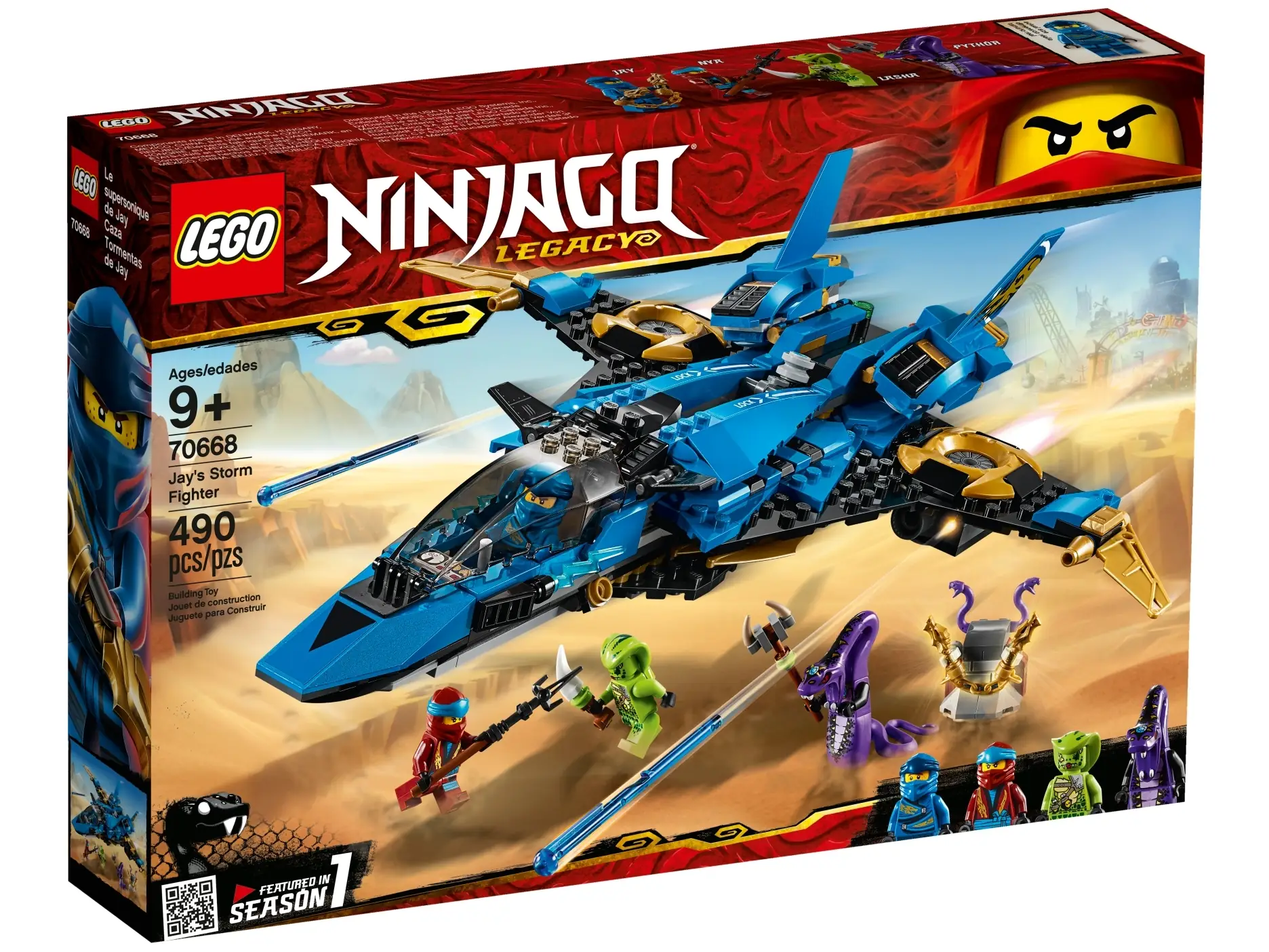 LEGO NINJAGO Jay's Storm Fighter • Set 70668 • SetDB