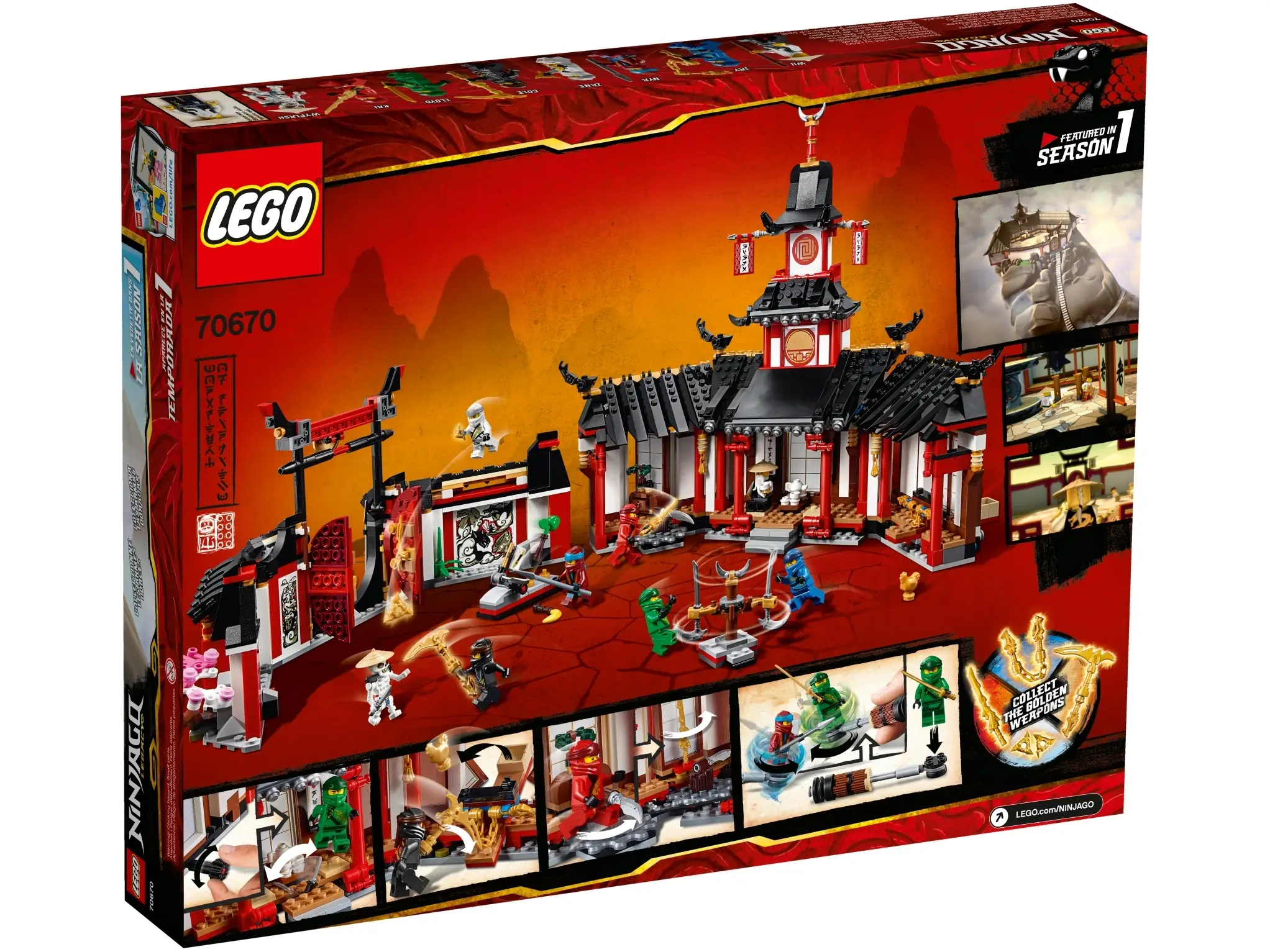 Ninjago Temple Lego Ninjago Monastery Set Lego Ninjago Temple Lego
