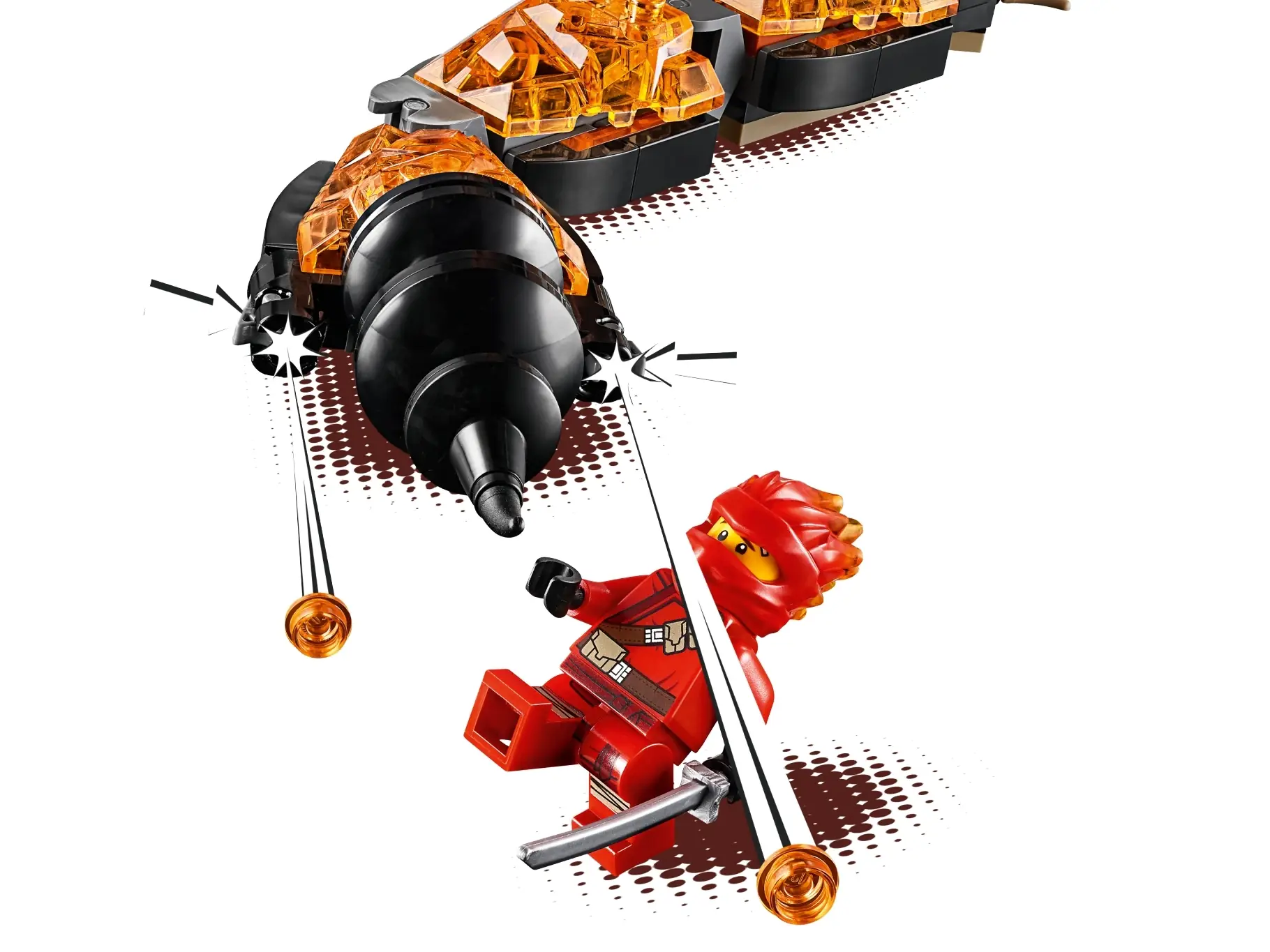 LEGO NINJAGO Fire Fang Set 70674 SetDB Merlins Bricks