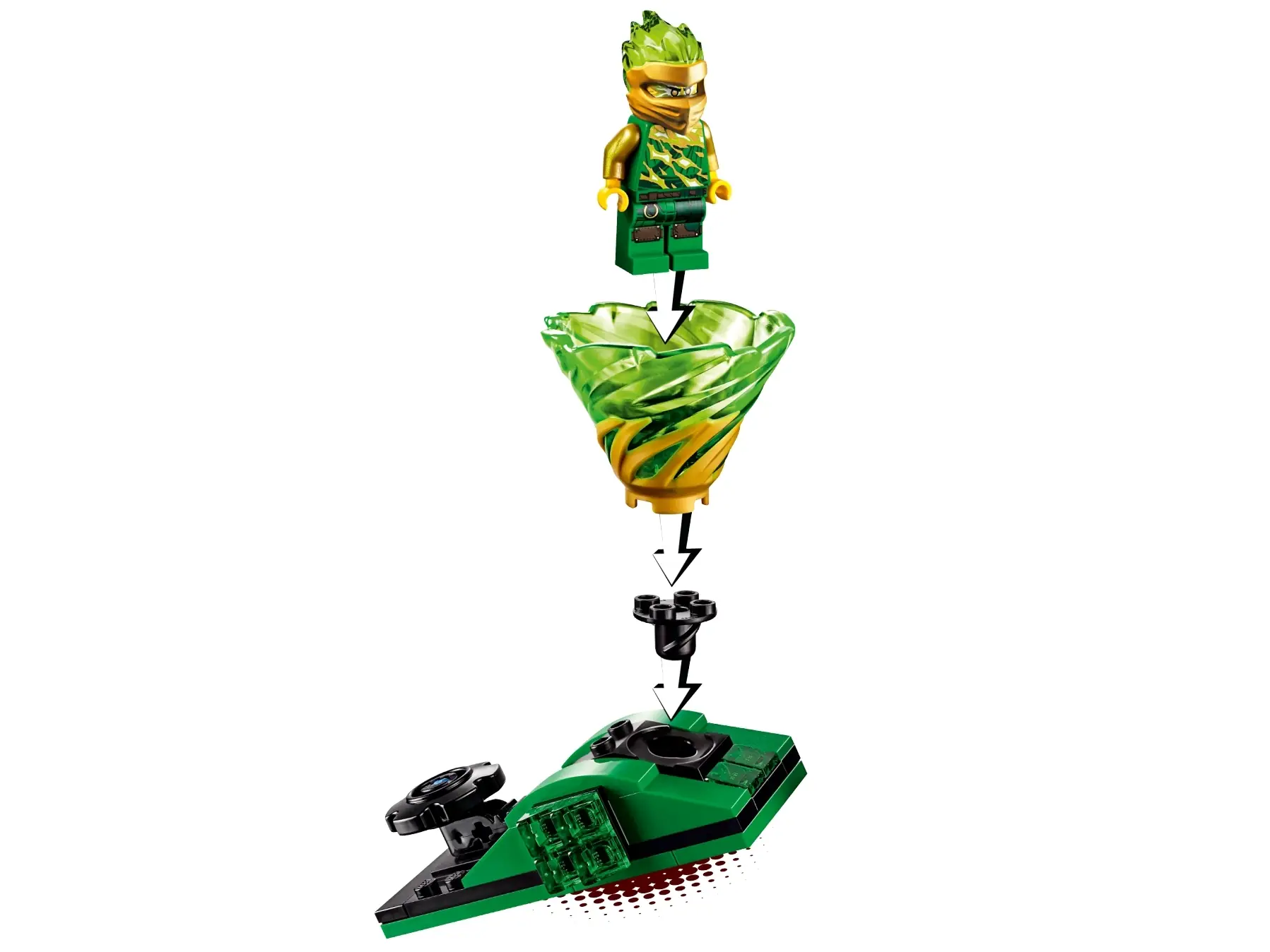 satosi Lego Spinjitzu Slam - Lloyd 70681 NINJAGO Minifigure