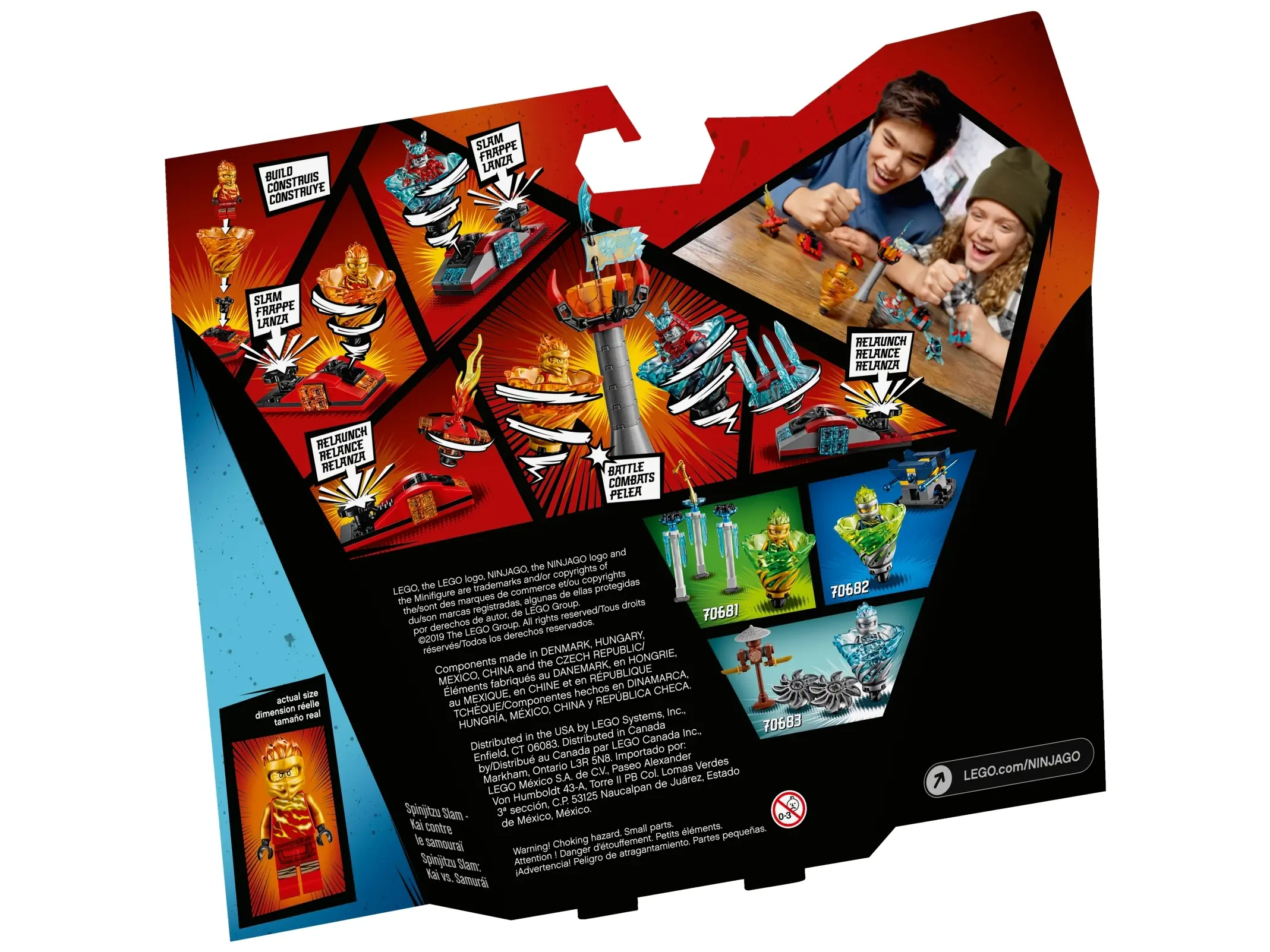 山芋　 SSPセット LEGO NINJAGO Spinjitzu Slam Kai vs. Samurai • Set 70684