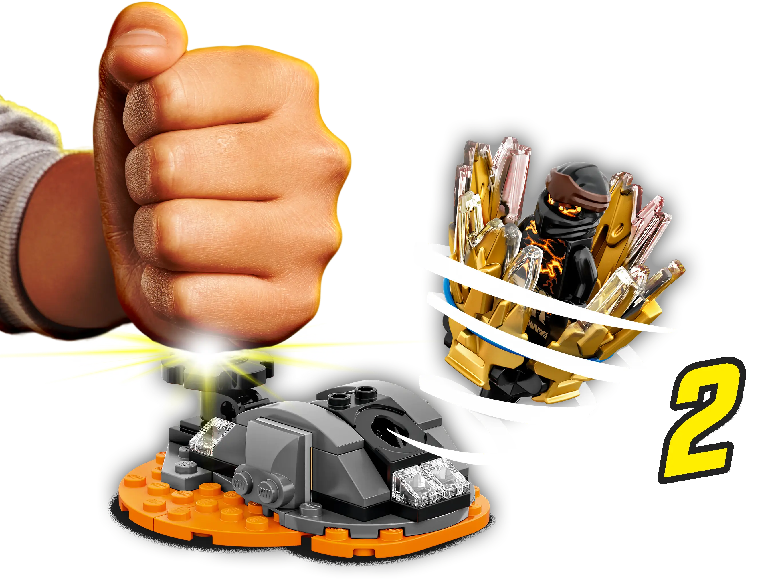LEGO NINJAGO Spinjitzu Burst Cole • Set 70685 • SetDB