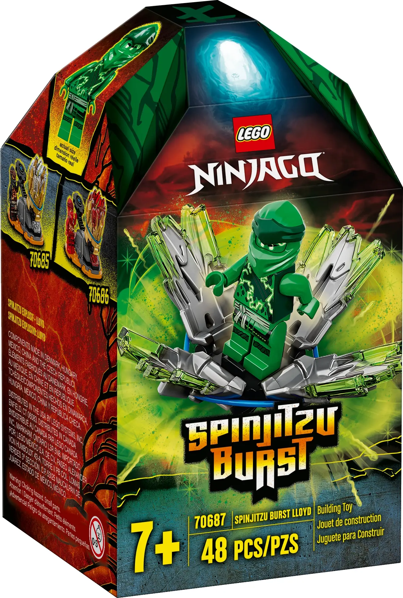 LEGO NINJAGO Spinjitzu Burst Lloyd • Set 70687 • SetDB