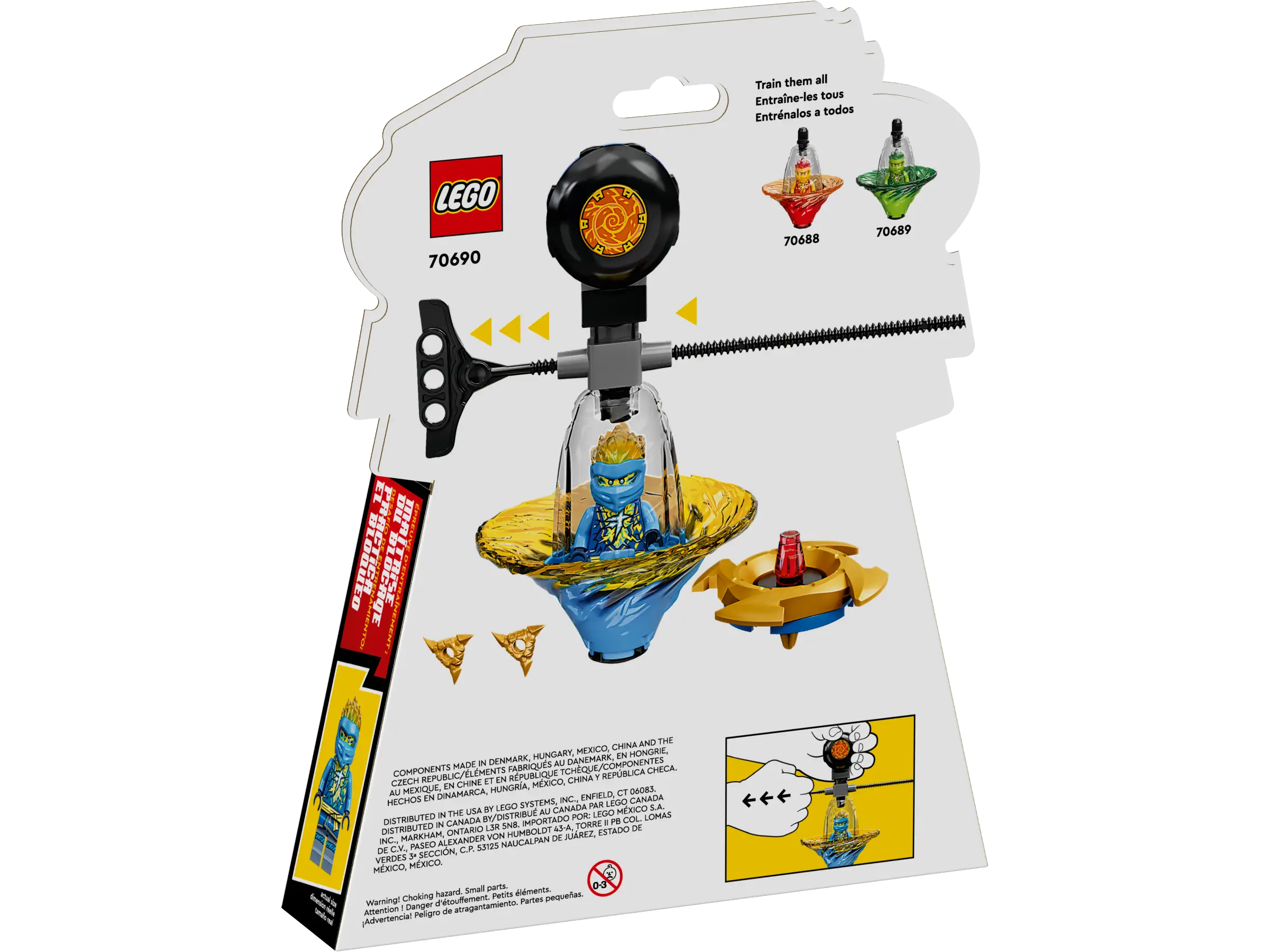 LEGO NINJAGO Jay's Spinjitzu Ninja Training • Set 70690