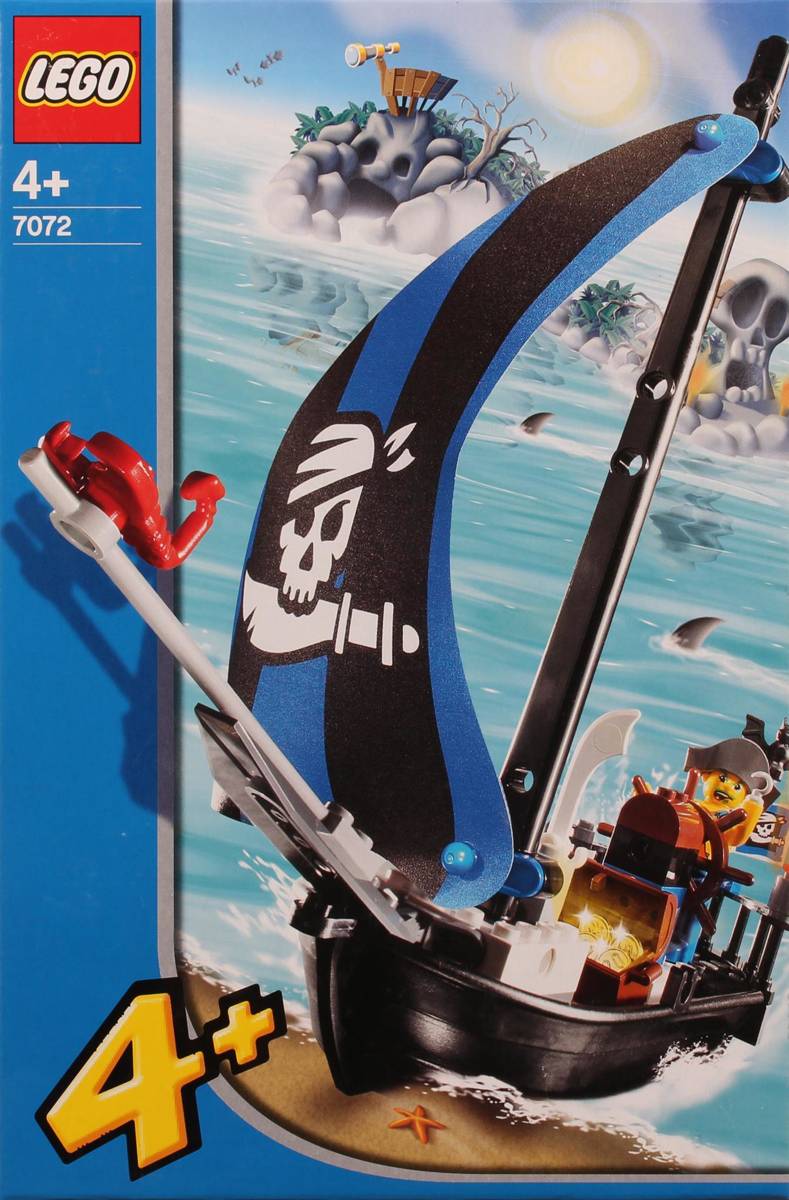 LEGO Pirates Captain Kragg's Pirate Boat • Set 7072