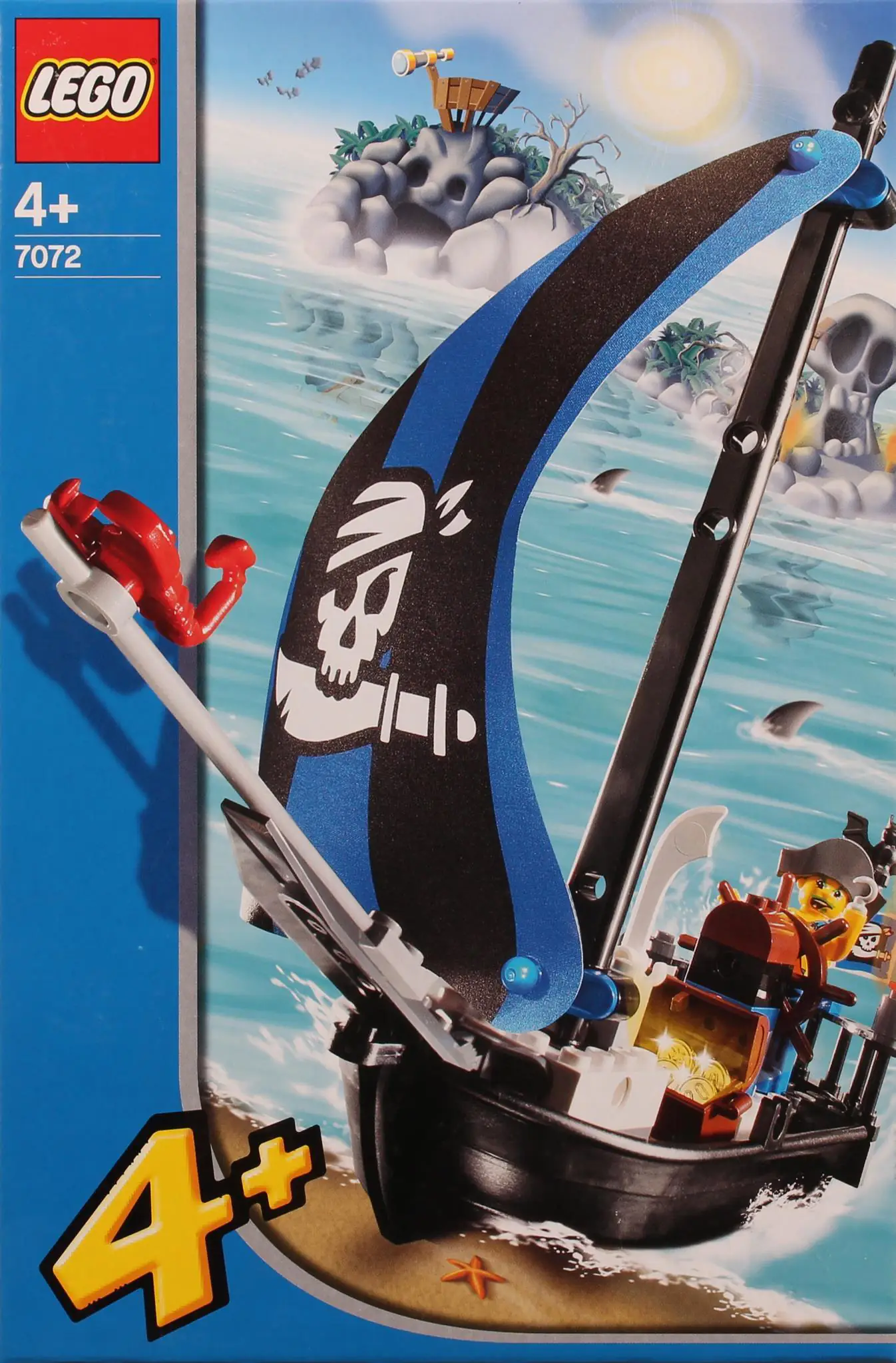 LEGO Pirates Captain Kragg's Pirate Boat • Set 7072