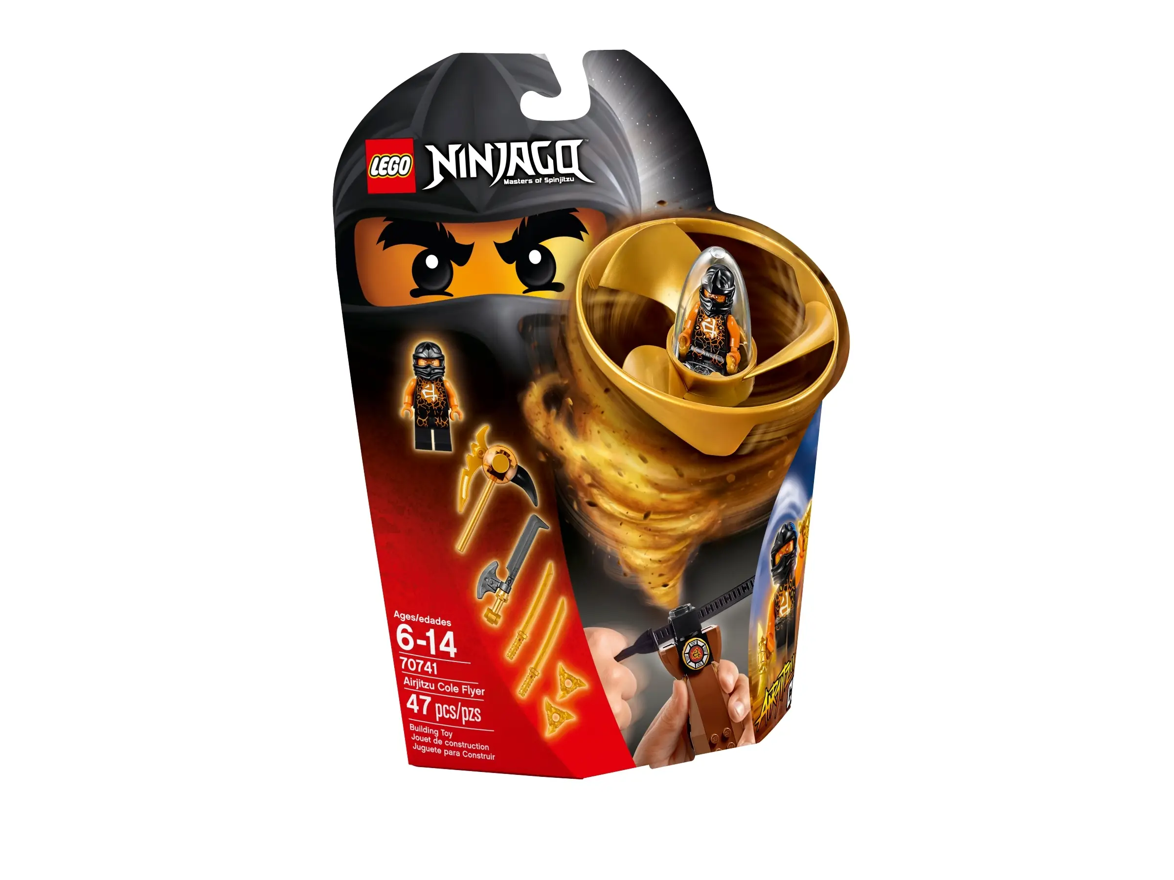 LEGO NINJAGO Airjitzu Cole Flyer • Set 70741 • SetDB