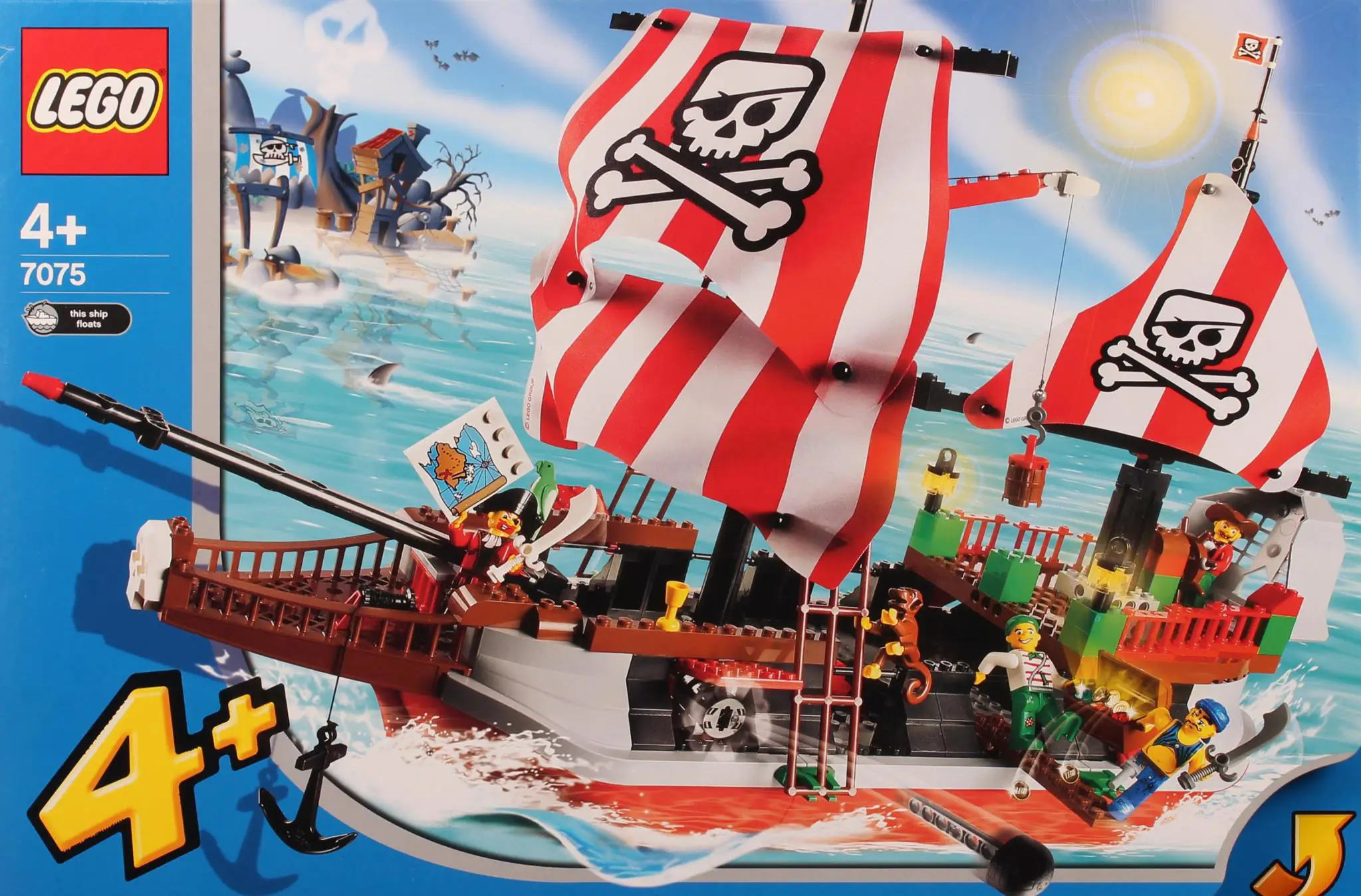 LEGO Pirates Captain Redbeard's Pirate Ship • Set 7075