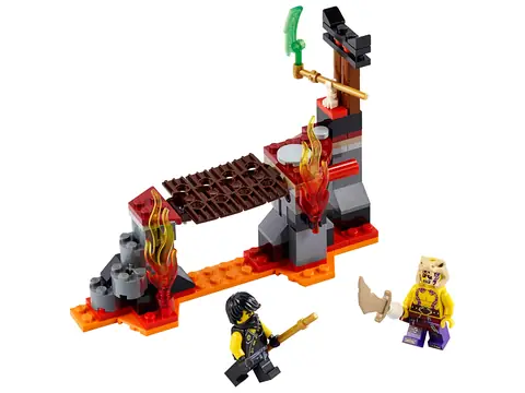 LEGO NINJAGO Lava Falls • Set 70753 • SetDB • Merlins Bricks