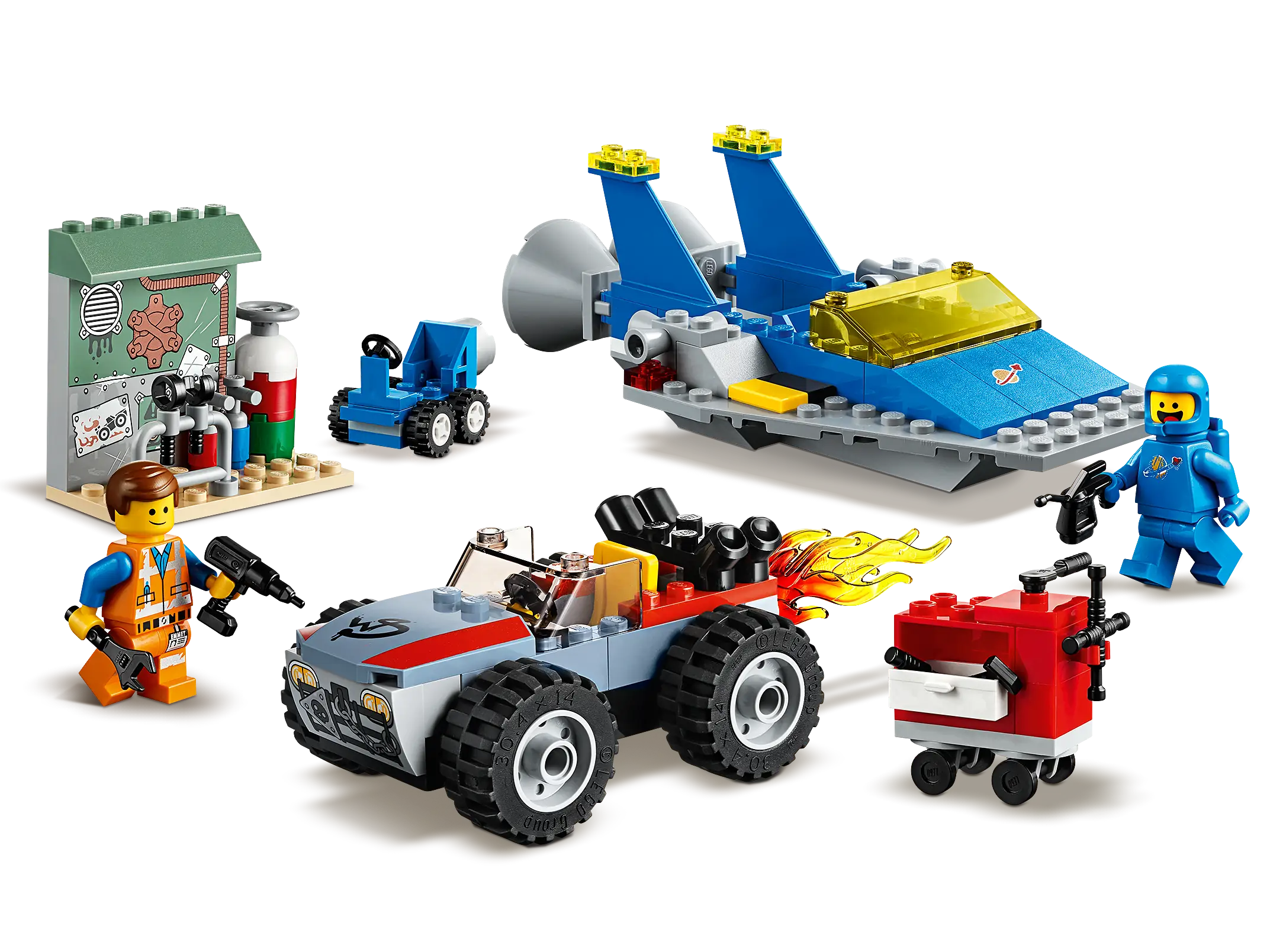 LEGO THE LEGO MOVIE 2 Emmet and Benny s Build and Fix Workshop