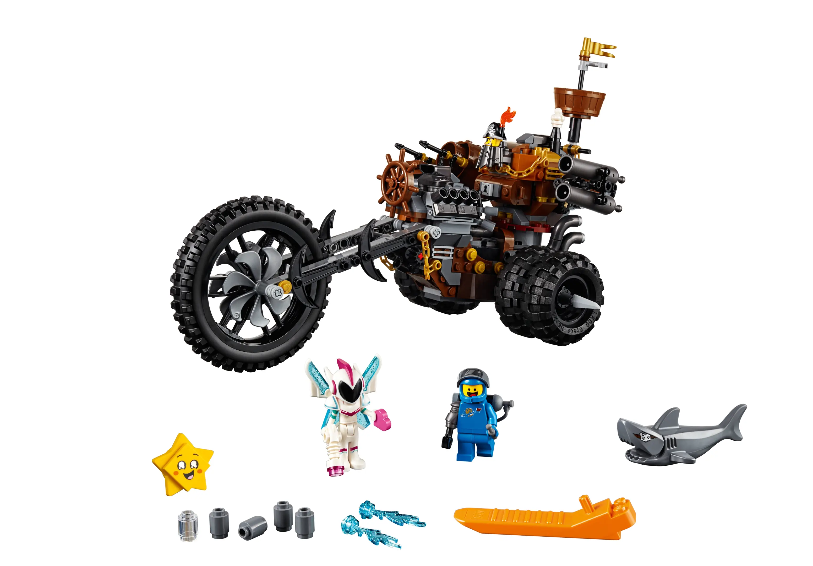 LEGO THE LEGO MOVIE MetalBeard's Heavy Metal Motor Trike!