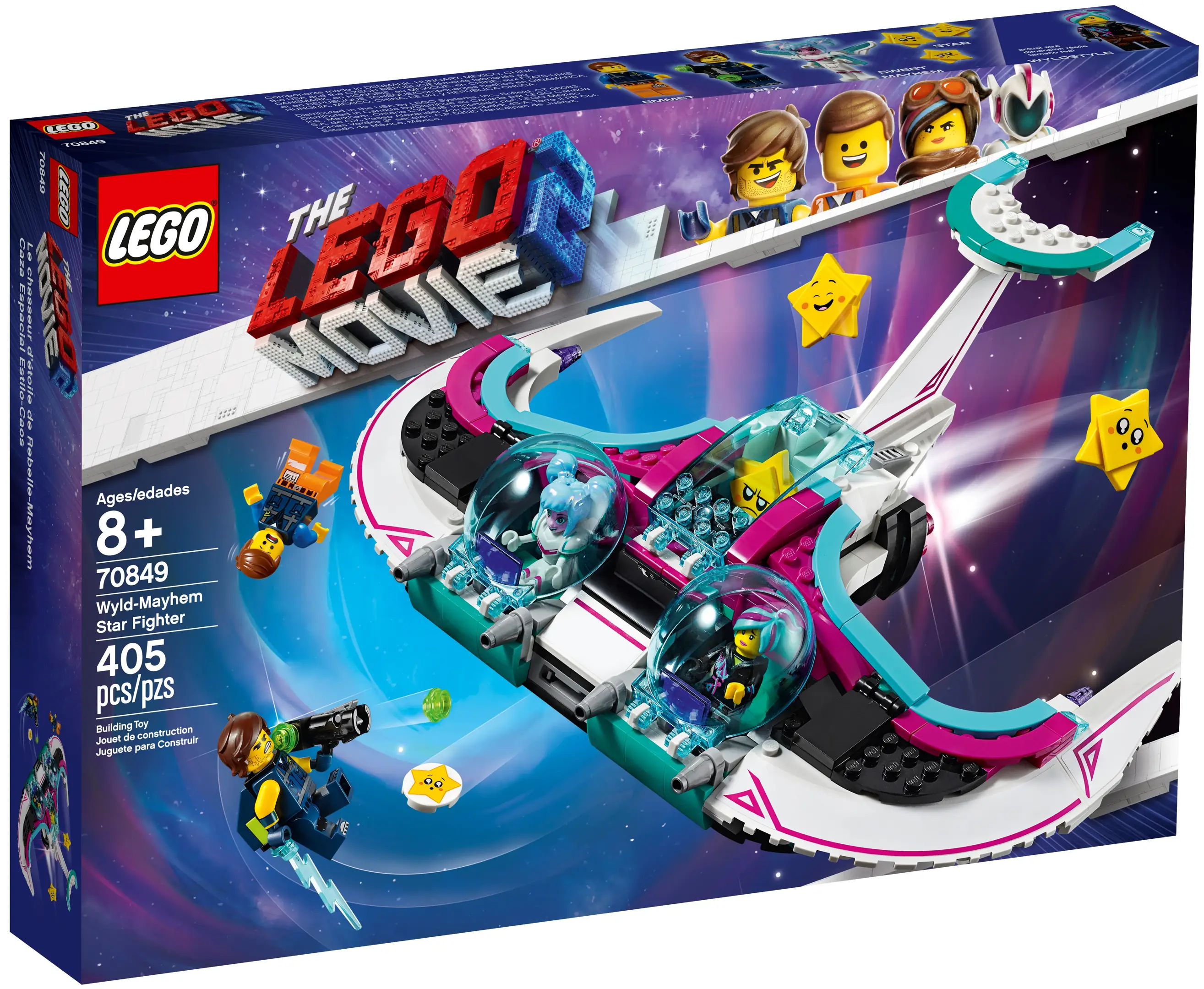 LEGO THE LEGO MOVIE Wyld-Mayhem Star Fighter • Set 70849
