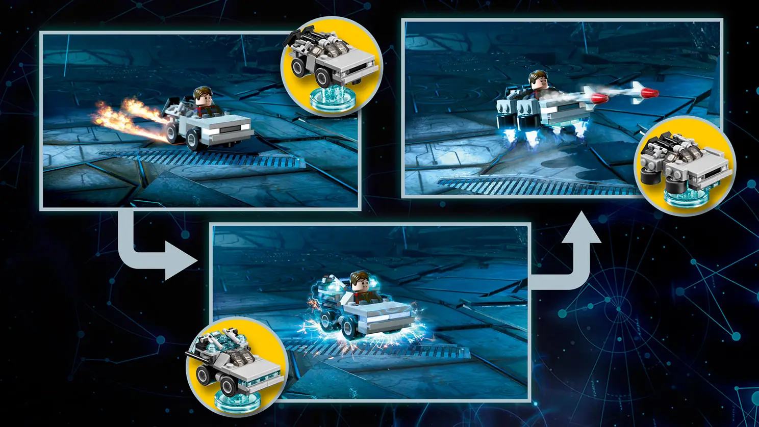 LEGO DIMENSIONS Back to the Future Level Pack • Set 71201