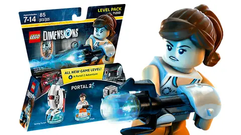 LEGO DIMENSIONS Chell • Minifig dim006 • SetDB