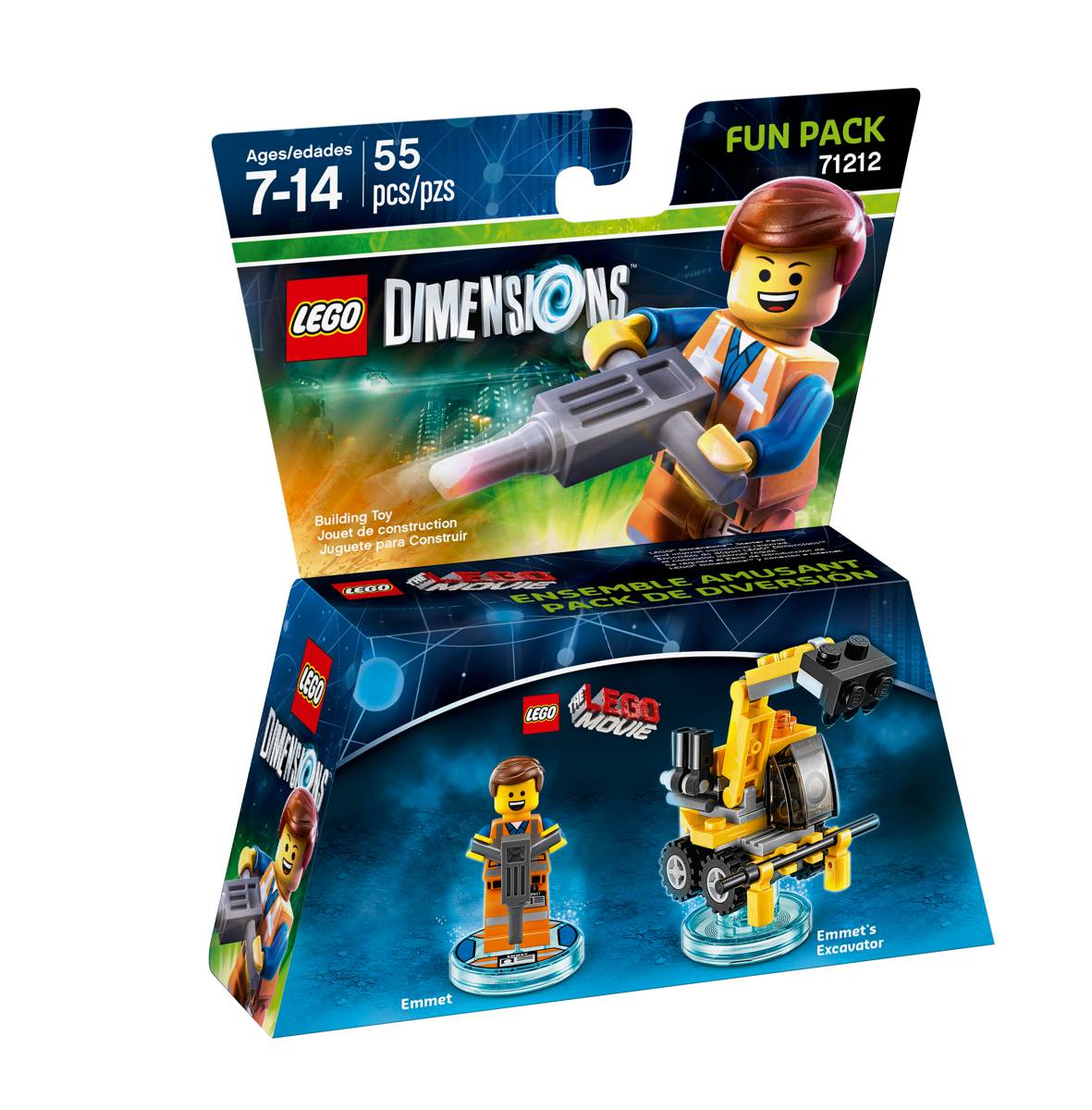 LEGO DIMENSIONS Emmet Fun Pack • Set 71212 • SetDB