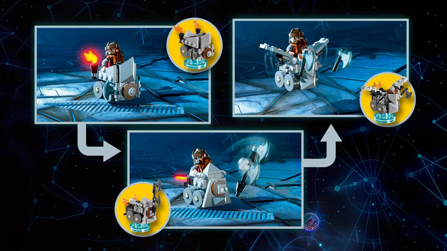 LEGO DIMENSIONS Gimli Fun Pack • Set 71220 • SetDB