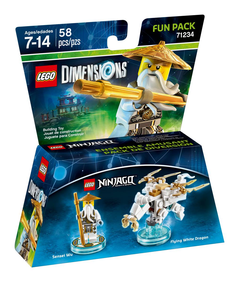 LEGO DIMENSIONS Sensei Wu Fun Pack • Set 71234 • SetDB