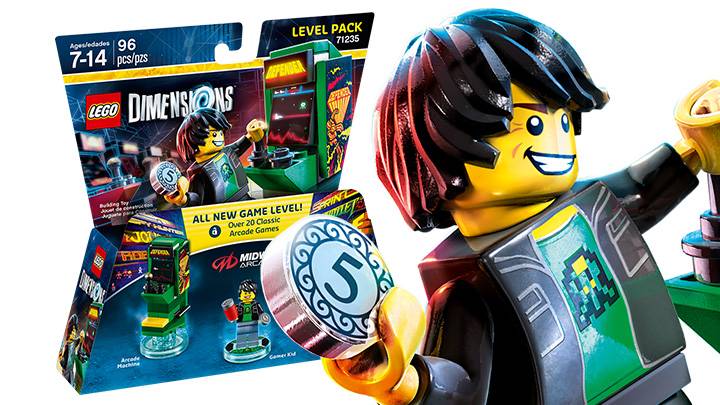 LEGO DIMENSIONS Midway Arcade Level Pack • Set 71235 • SetDB