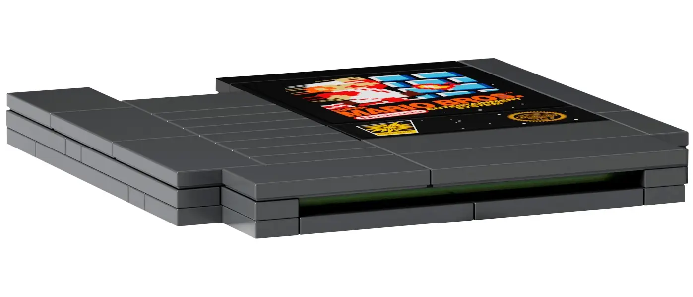 Super mario nes lego sale