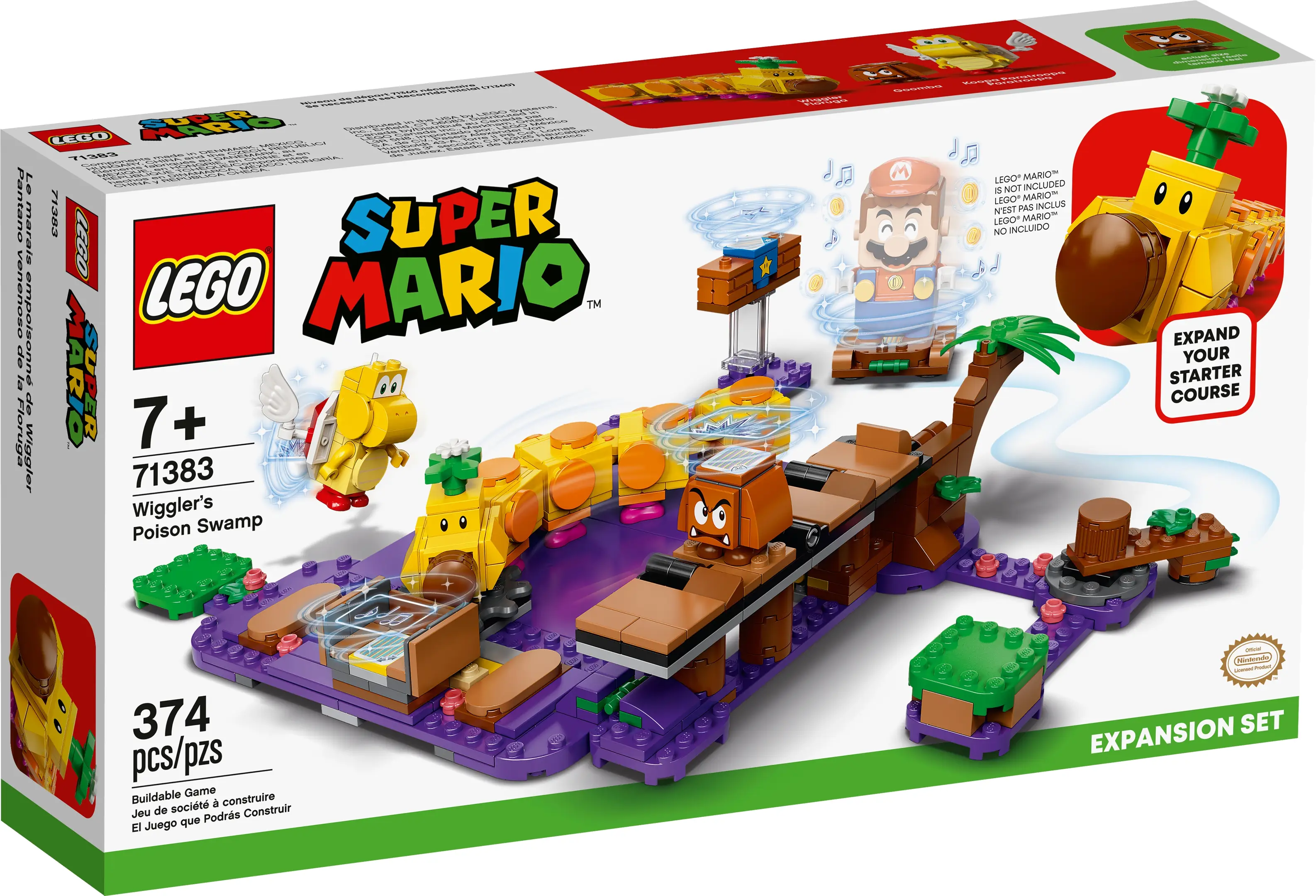 LEGO Super Mario Wiggler's Poison Swamp Expansion Set