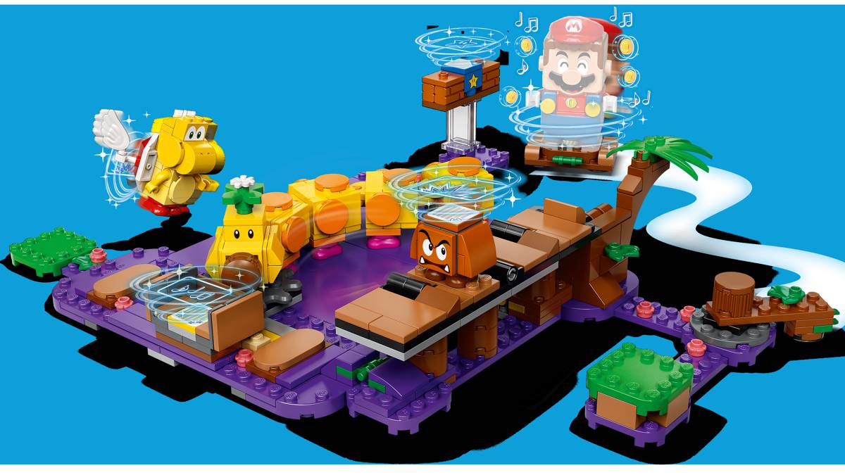 その他 merin LEGO Super Mario Wiggler's Poison Swamp Expansion Set